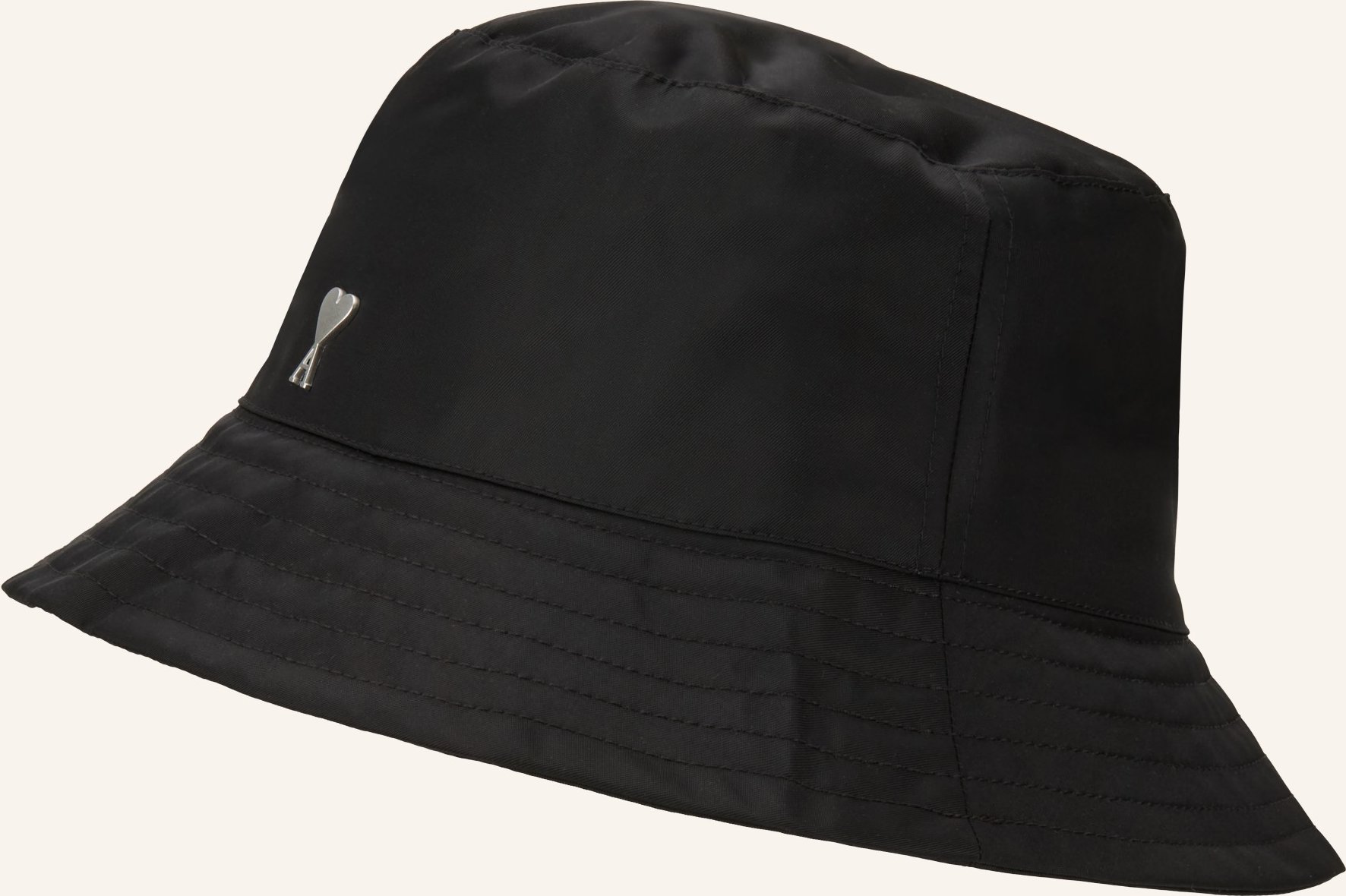 Ami Paris Bucket Hat schwarz