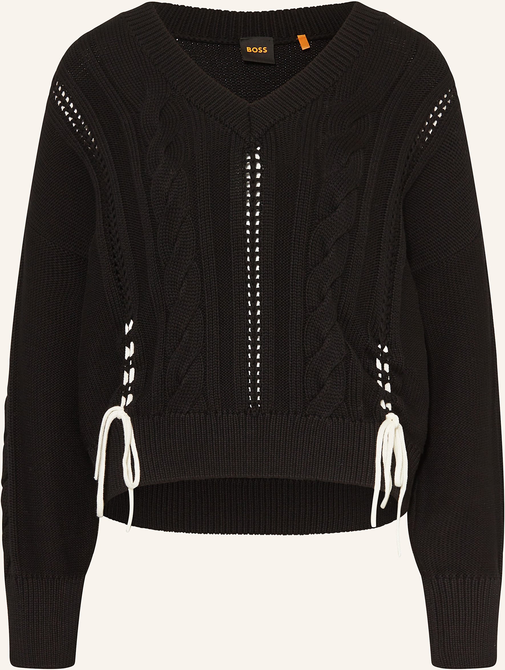 Thumbnail - Boss Pullover Fangallo schwarz