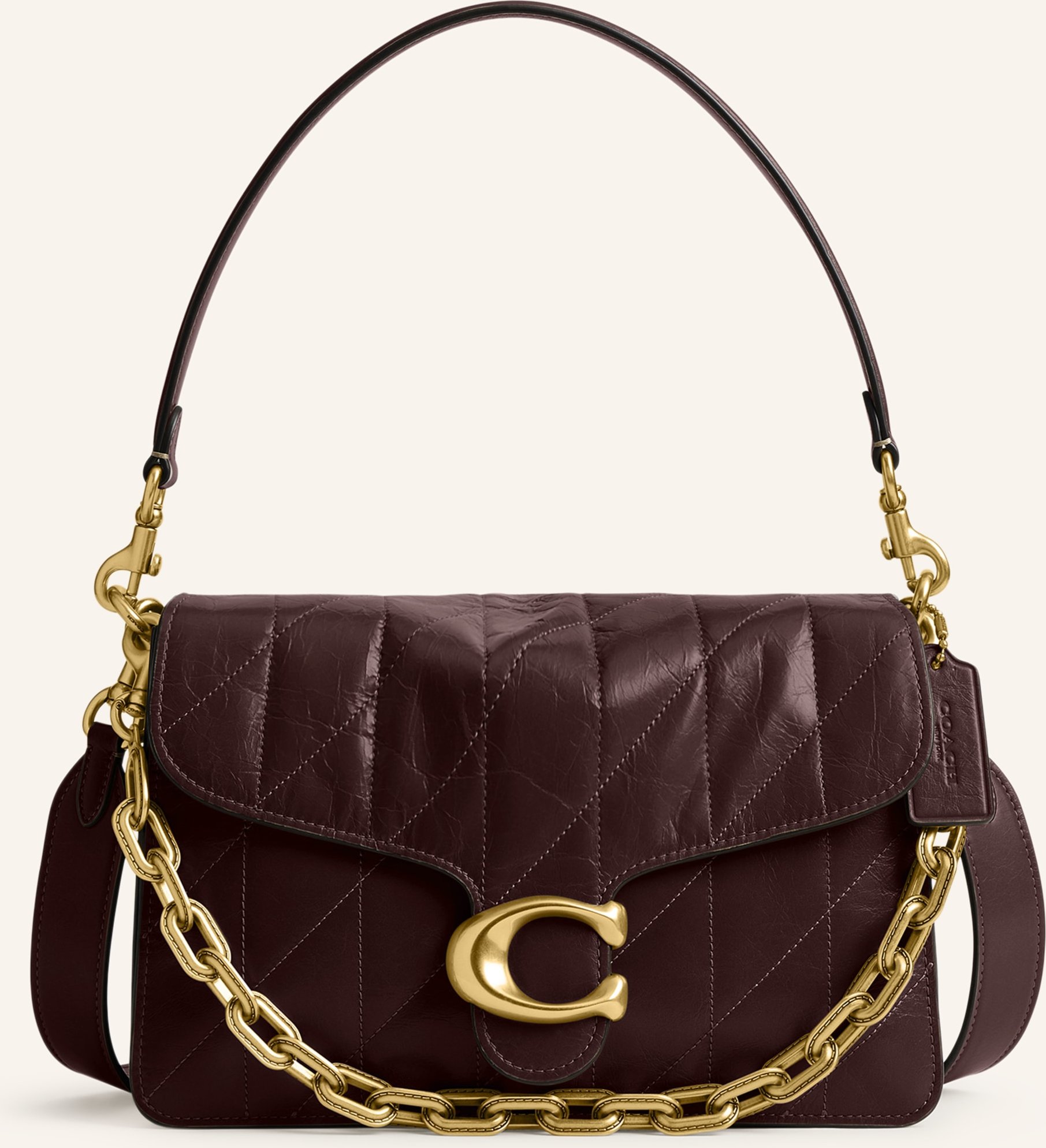 Coach Umhängetasche Tabby braun