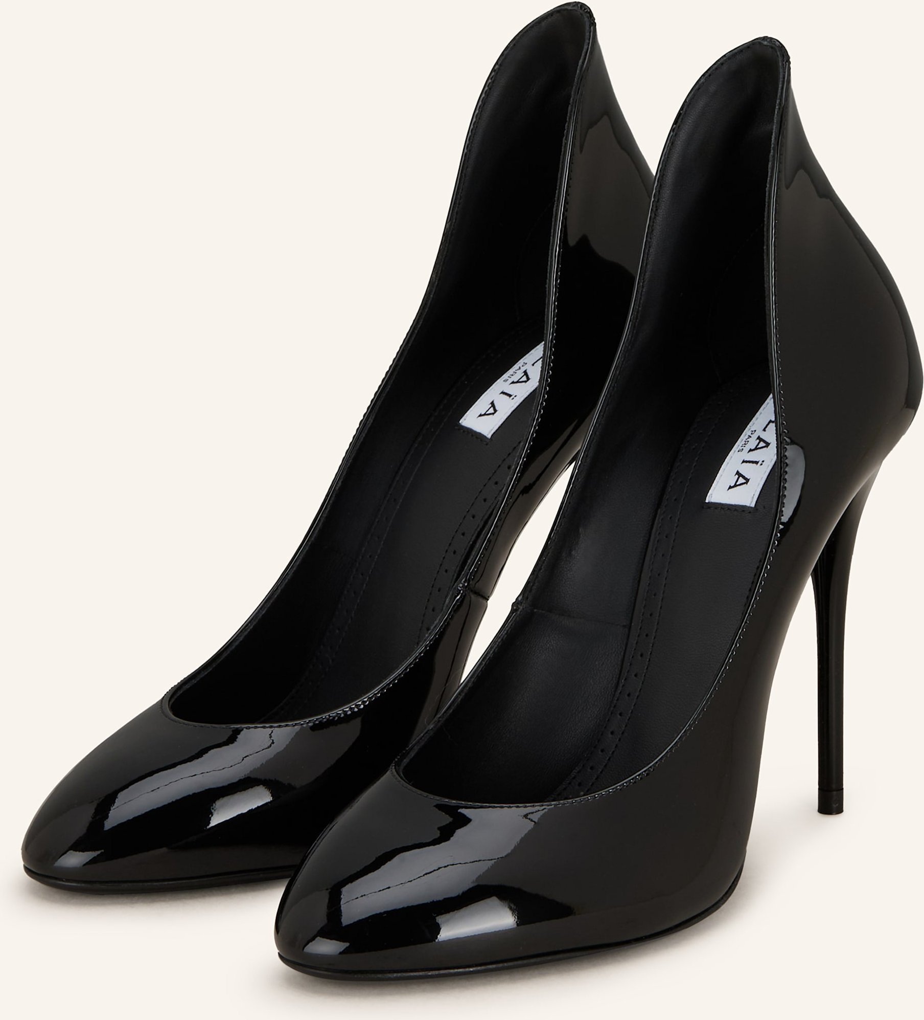 Alaïa Lack-Pumps schwarz