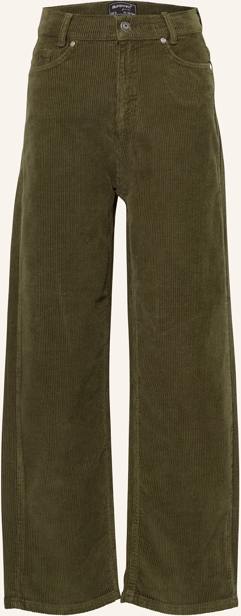 Thumbnail - Blue Effect Cordhose Regular Fit gruen