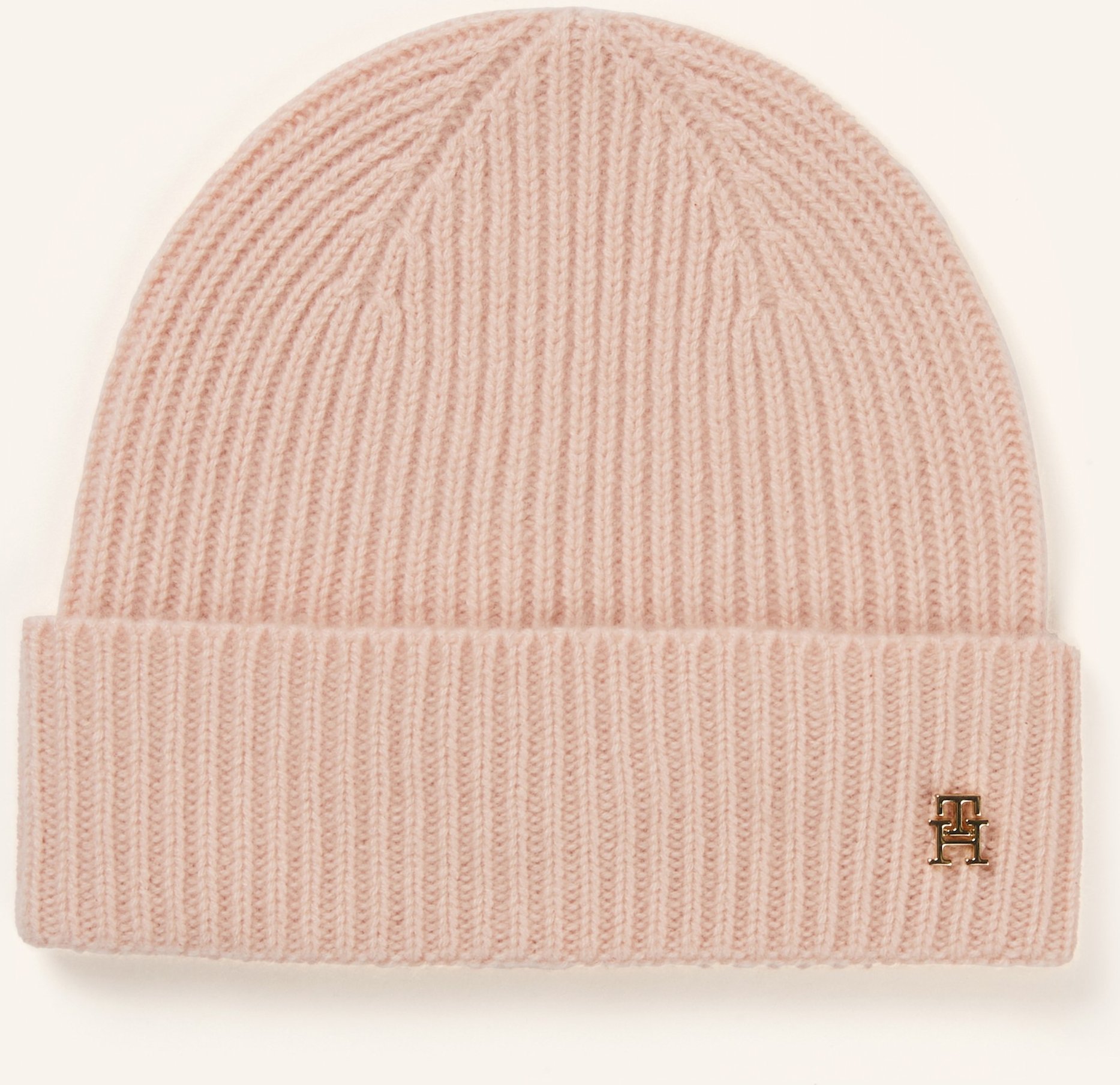 Tommy Hilfiger Cashmere-Mütze pink