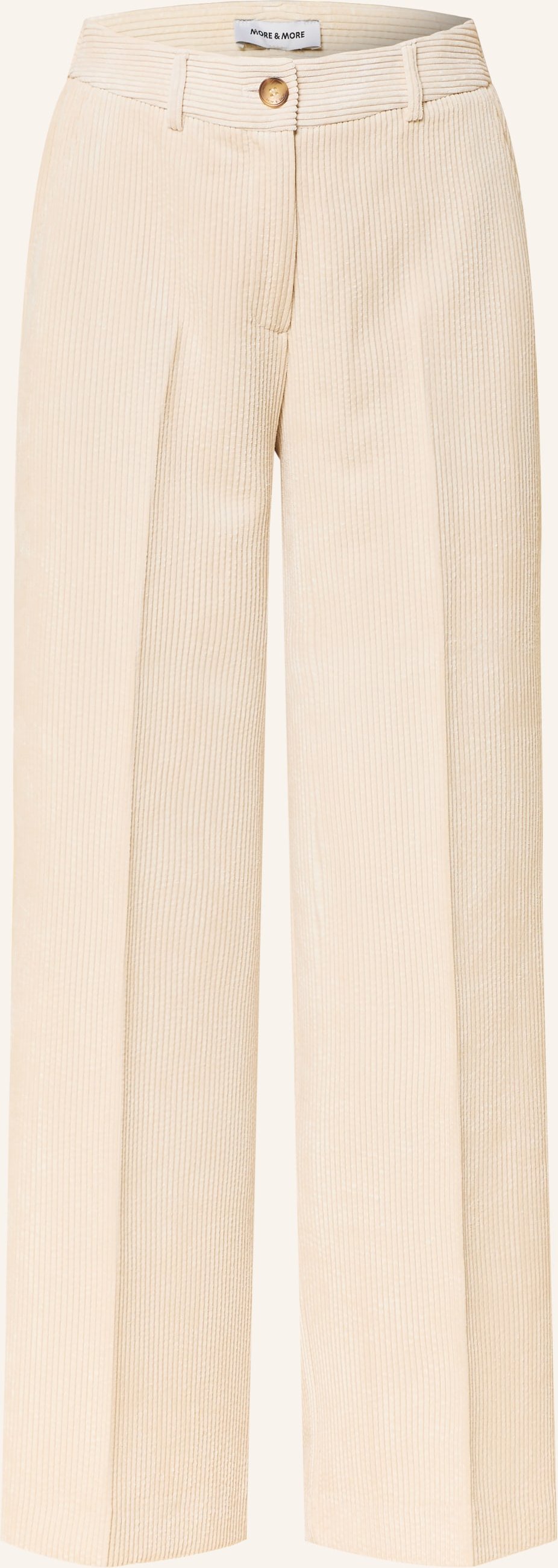 More & More Marlenehose Aus Cord beige