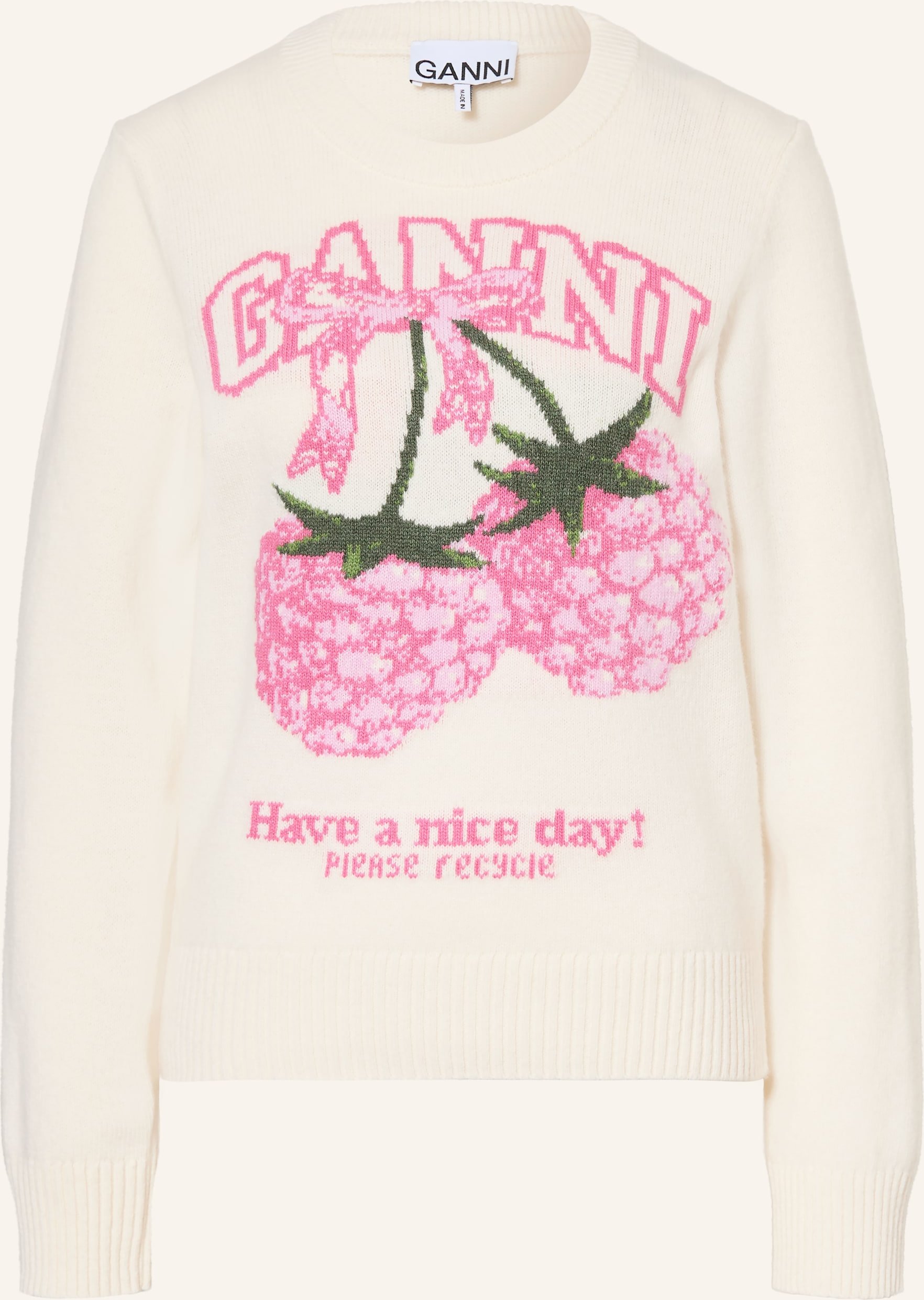 Ganni Pullover weiss