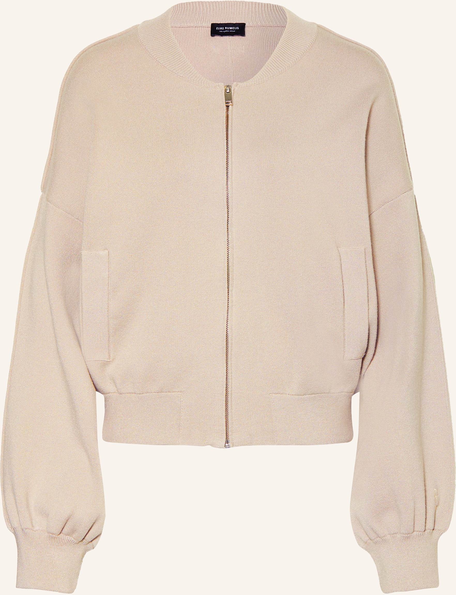 Elias Rumelis Strickblouson Nelia beige