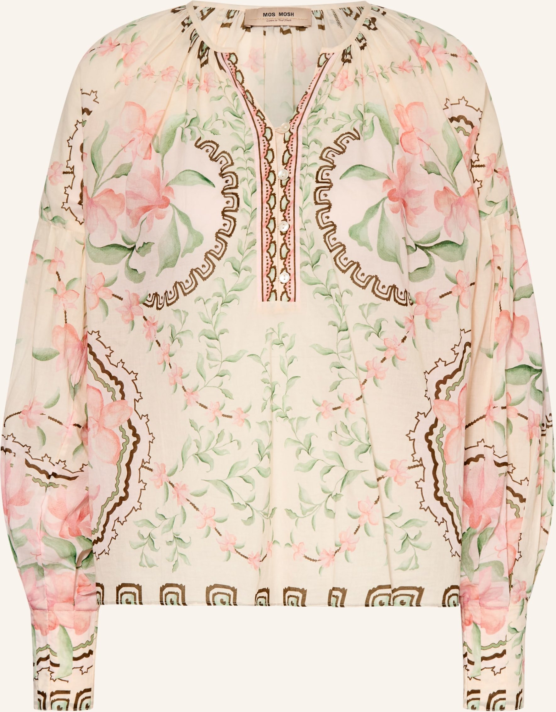 Mos Mosh Blusenshirt Mmwylde weiss