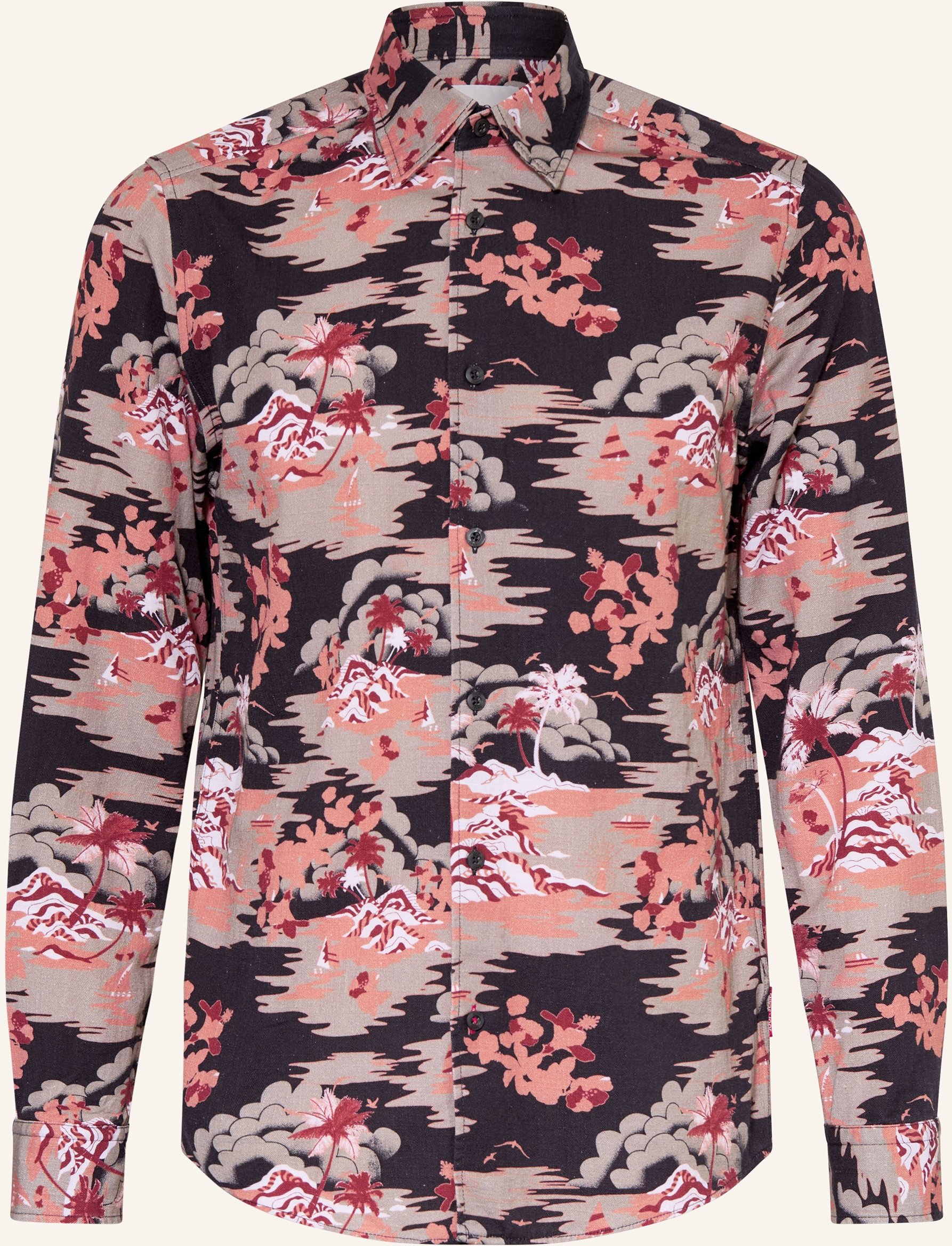 Joop! Jeans Hemd Hansen Casual Fit blau