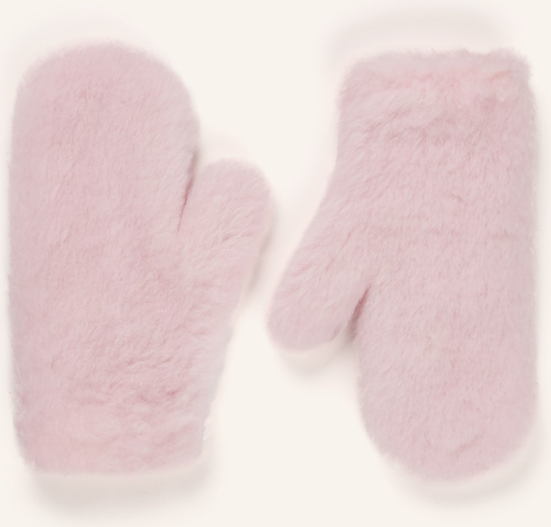 Max Mara Fäustlinge Ombrato rosa