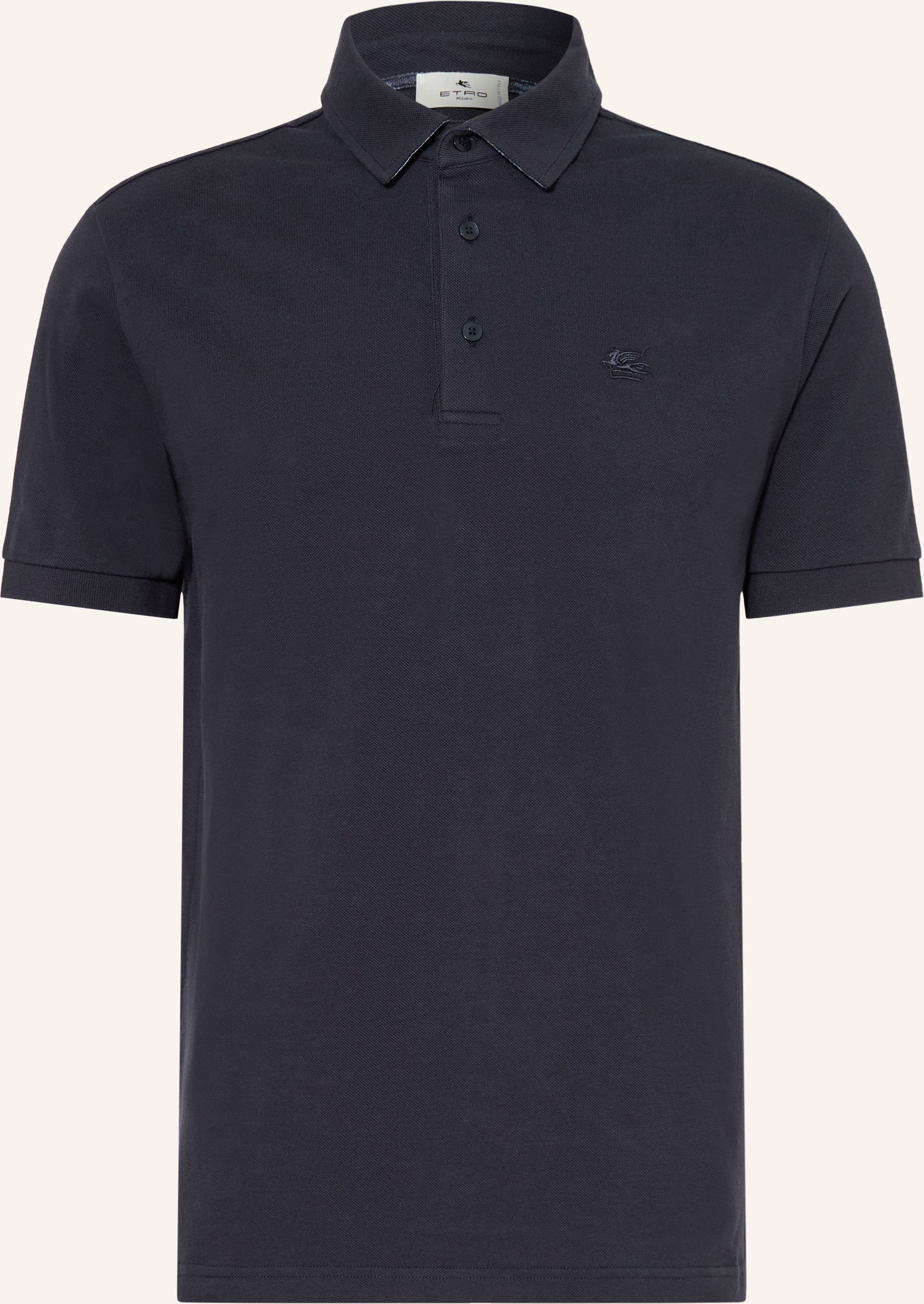 Etro Piqué-Poloshirt blau