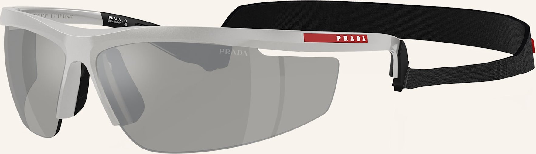 Prada Linea Rossa Sonnenbrille psa02s grau