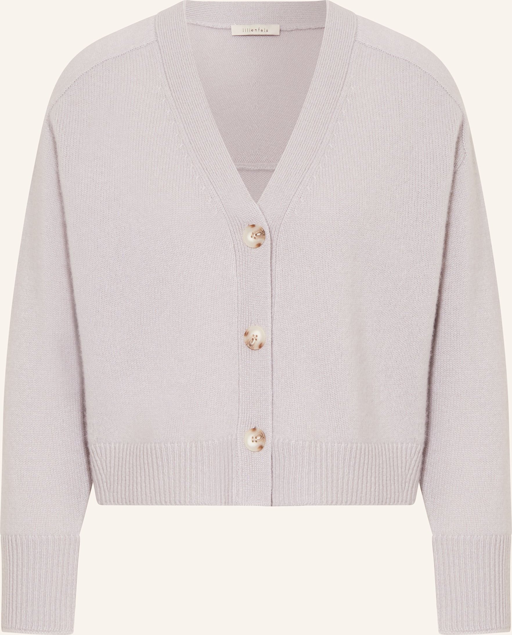 Lilienfels Strickjacke Aus Cashmere grau