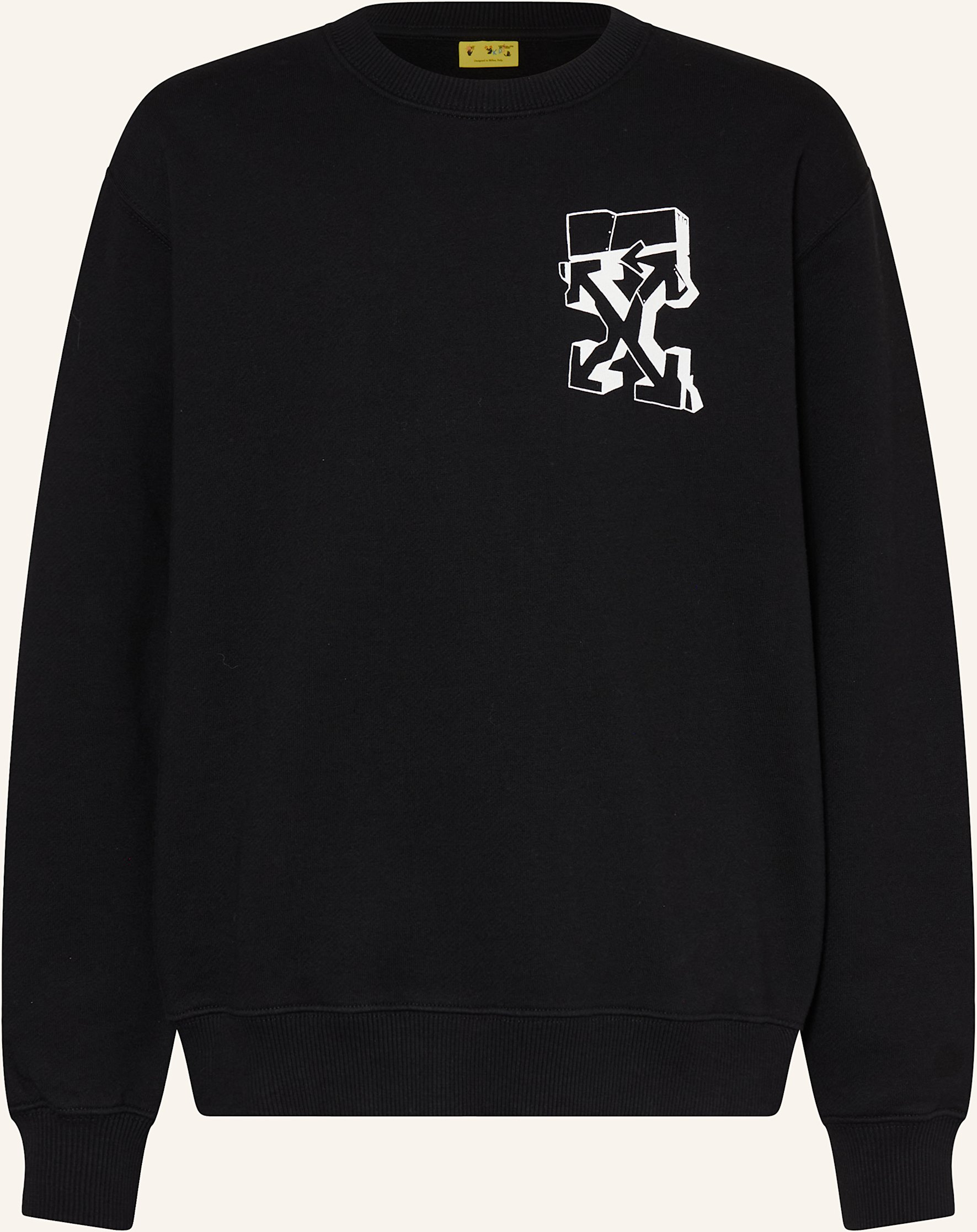 Off-White Sweatshirt schwarz