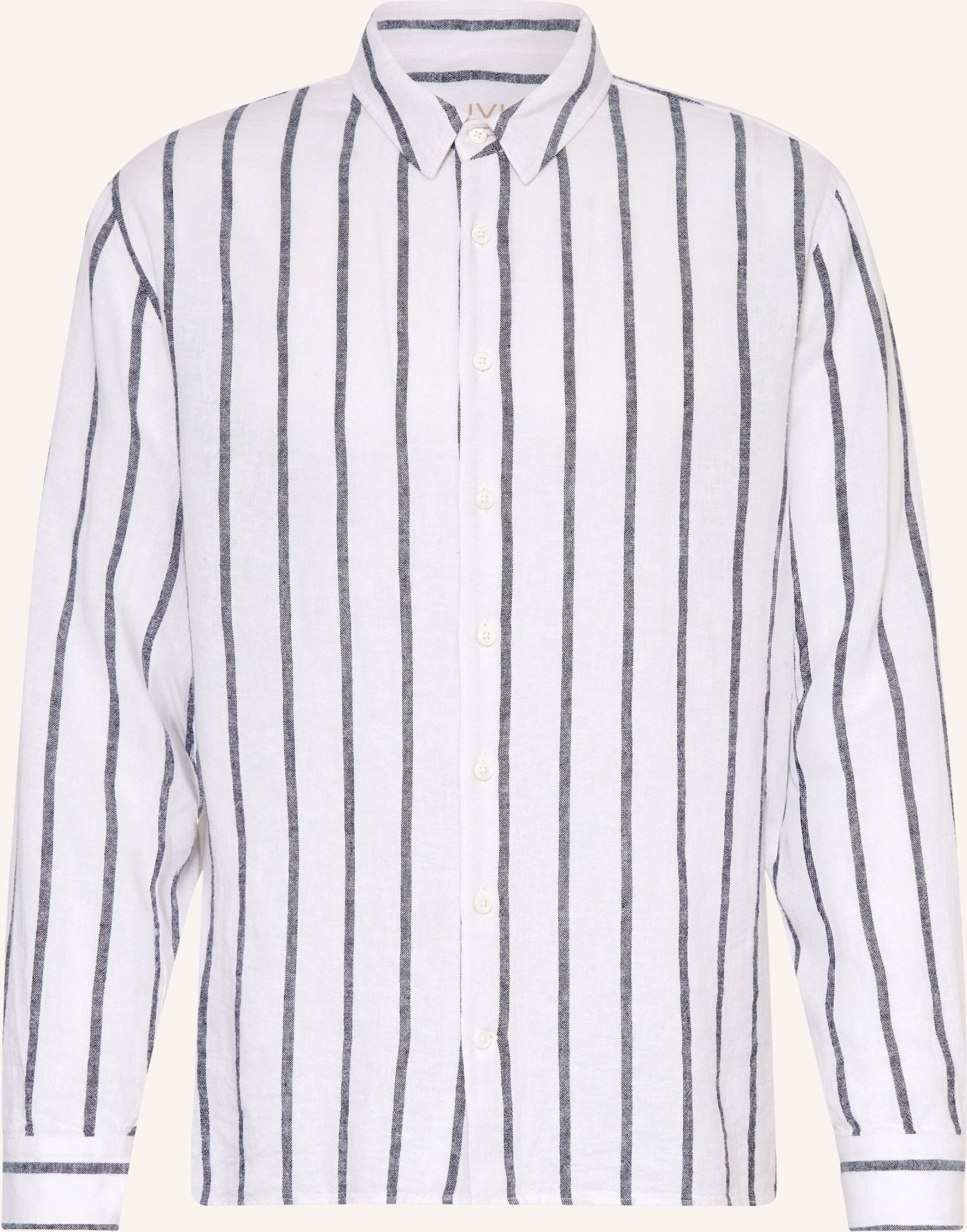 Juvia Hemd Marq Comfort Fit Mit Leinen weiss