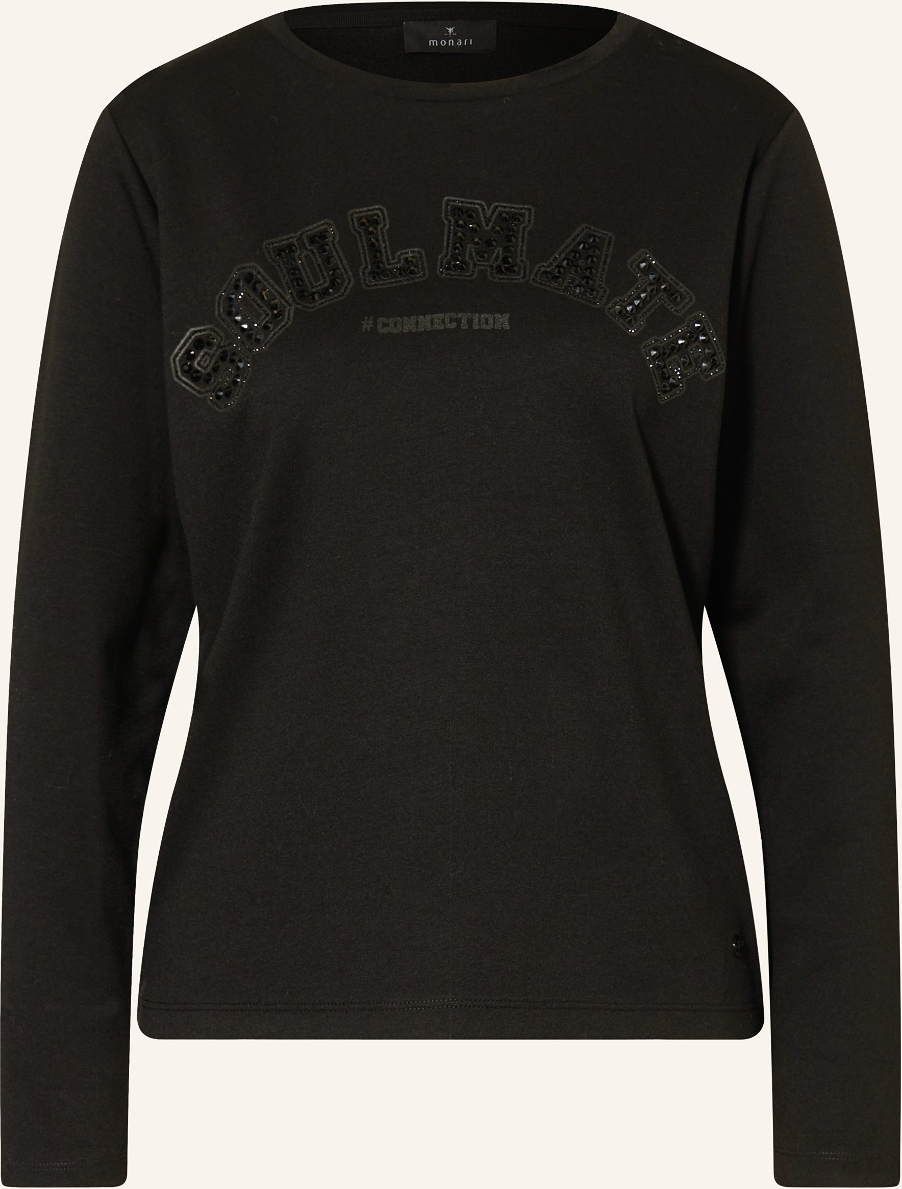 Monari Sweatshirt schwarz