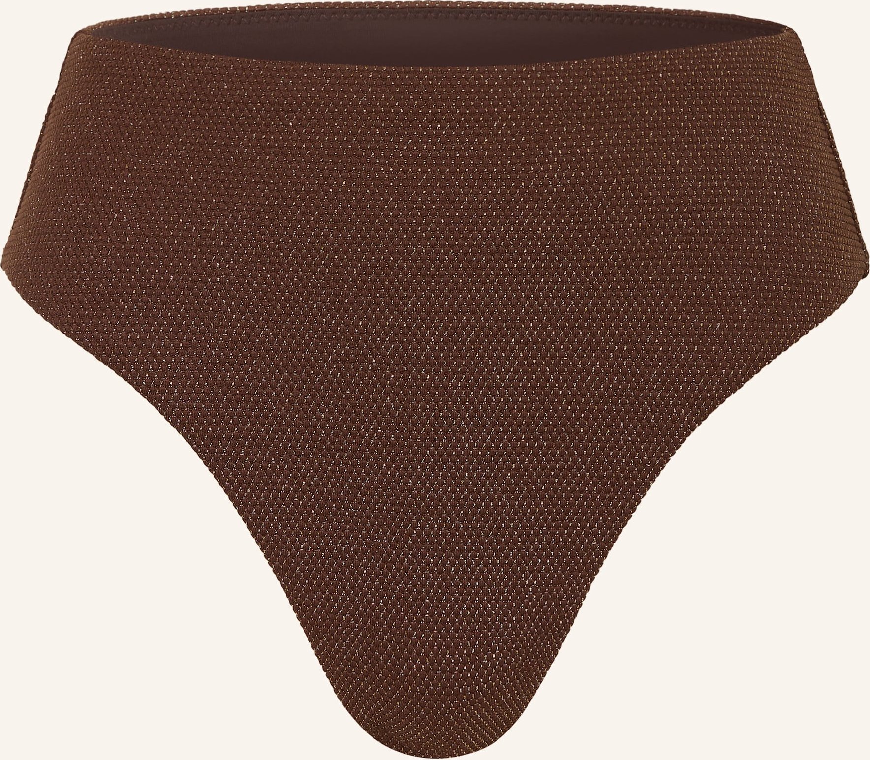 Jets Australia High-Waist-Bikini-Hose Tirari Mit Glitzergarn braun