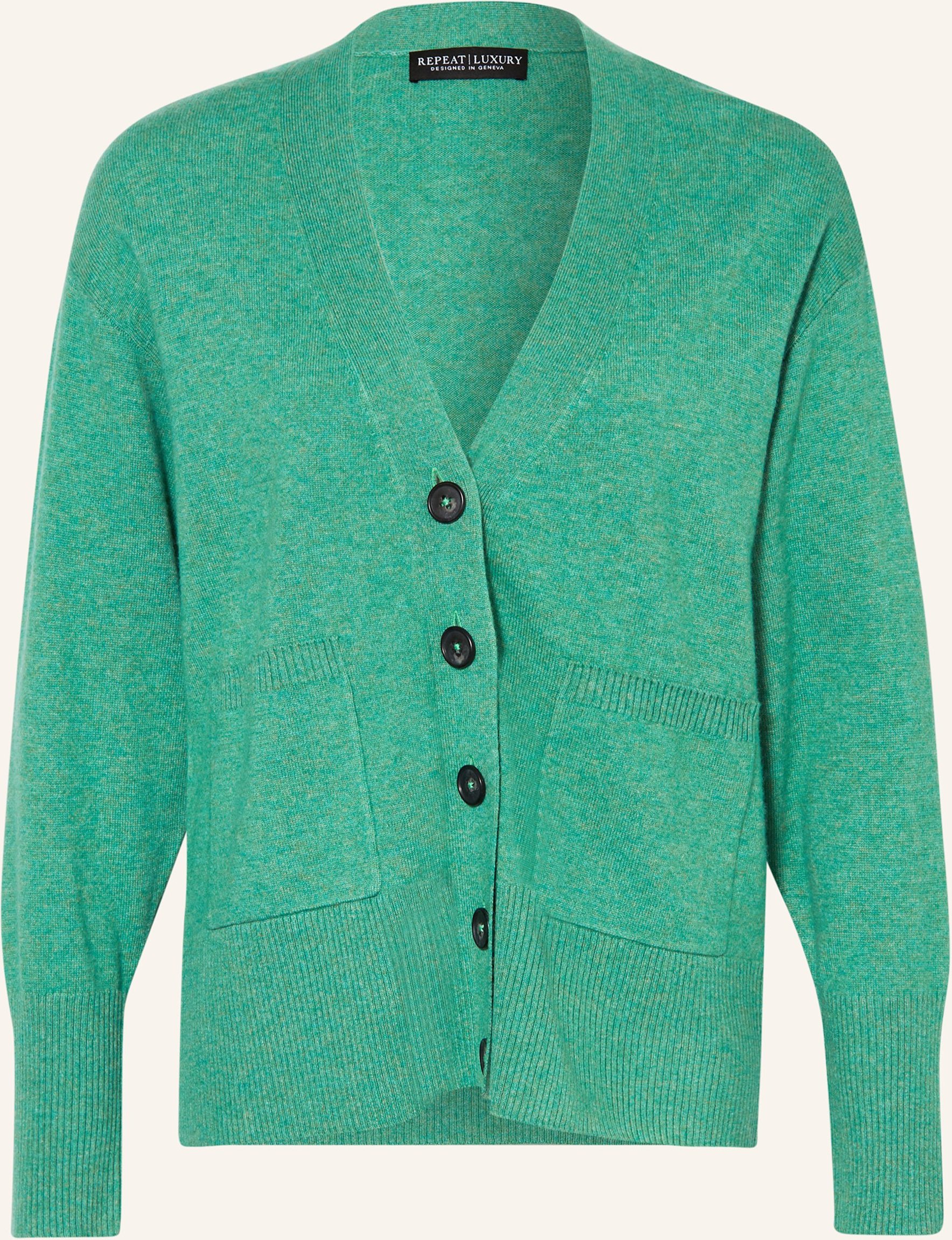 Repeat Strickjacke gruen