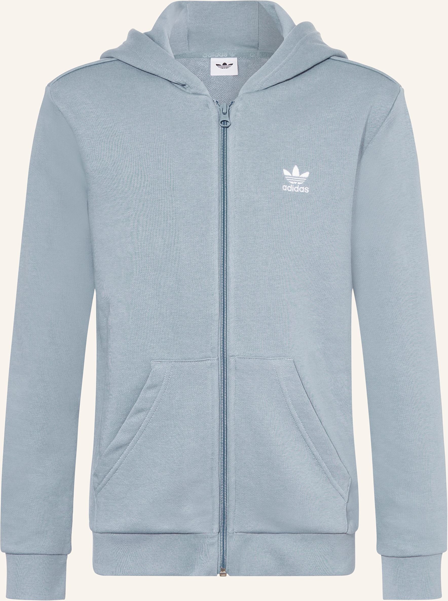 Thumbnail - Adidas Originals Sweatjacke Full Zip Hoodie blau