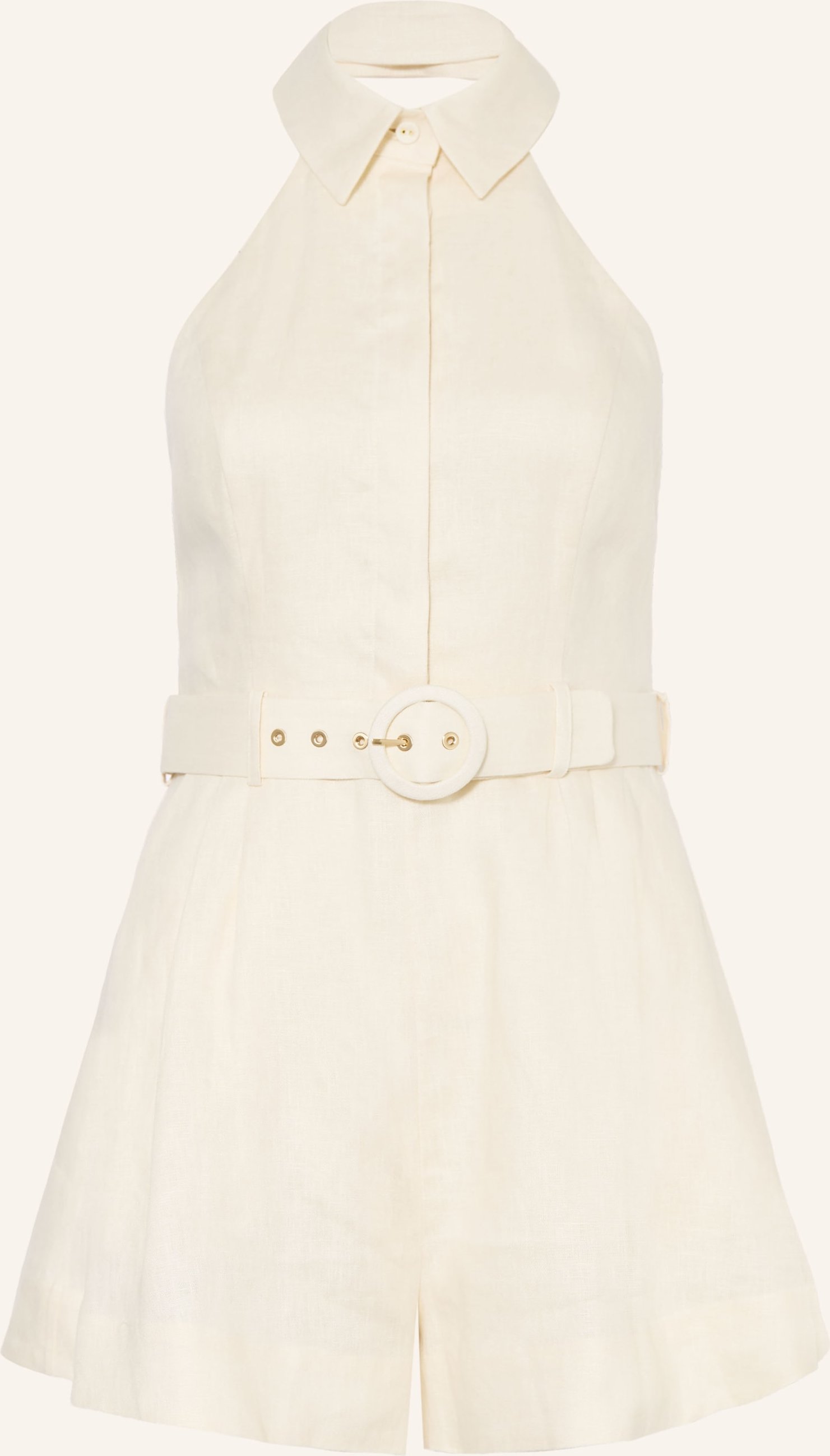 Zimmermann Leinen-Jumpsuit Awaken beige