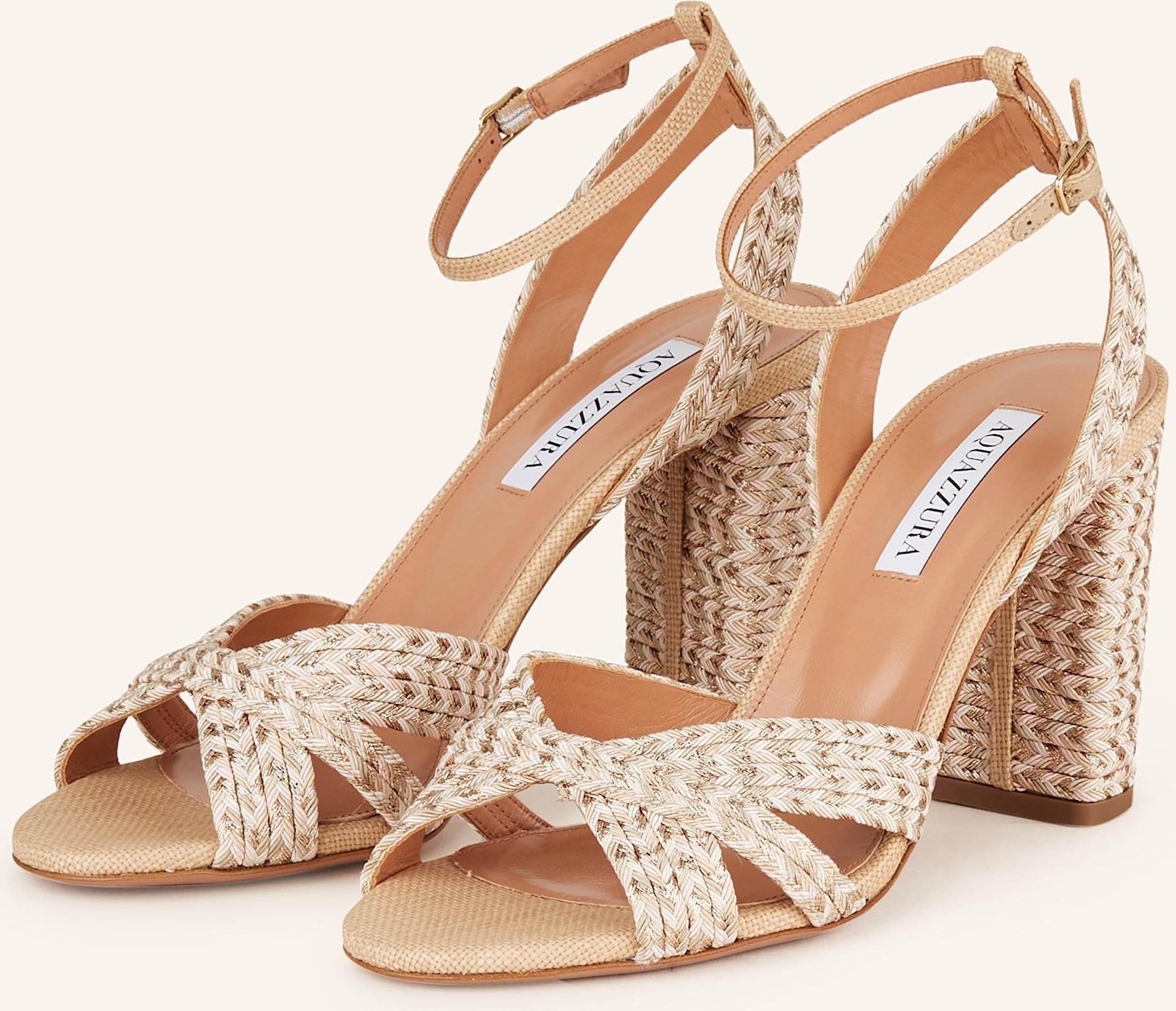 Thumbnail - Aquazzura Sandaletten beige