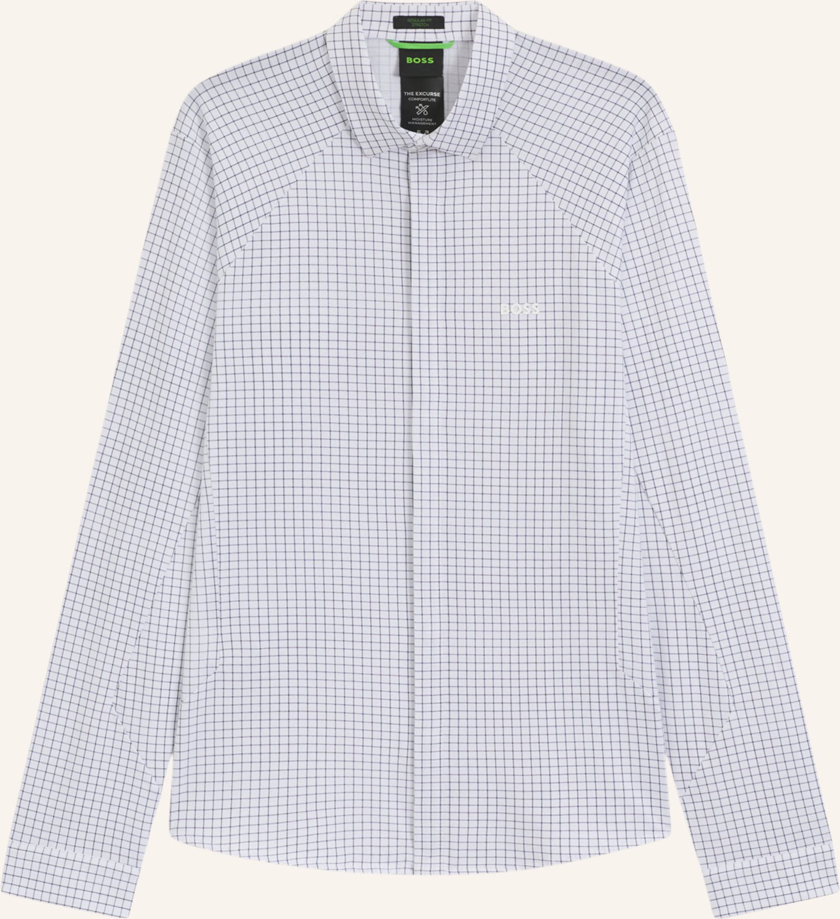 Boss Casual Hemd B_Excurse_L Regular Fit beige