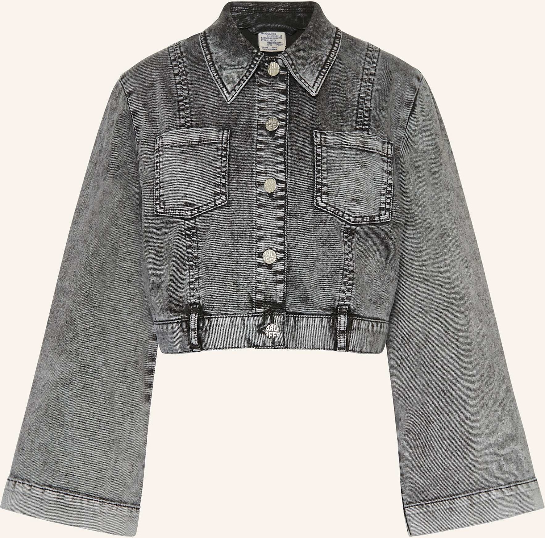 Thumbnail - Baum Und Pferdgarten Jeansjacke Majsel schwarz