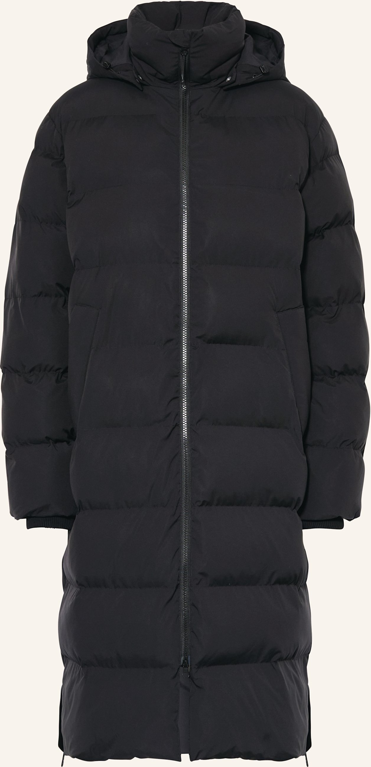 Samsøe Samsøe Steppmantel Saseri Mit Abnehmbarer Kapuze schwarz