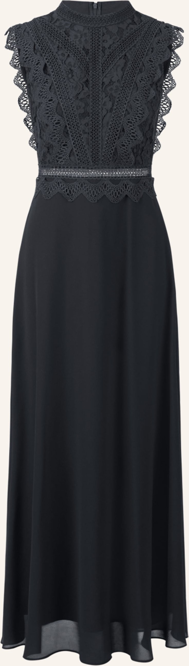 Thumbnail - Apart Abendkleid Mit Lochspitze schwarz