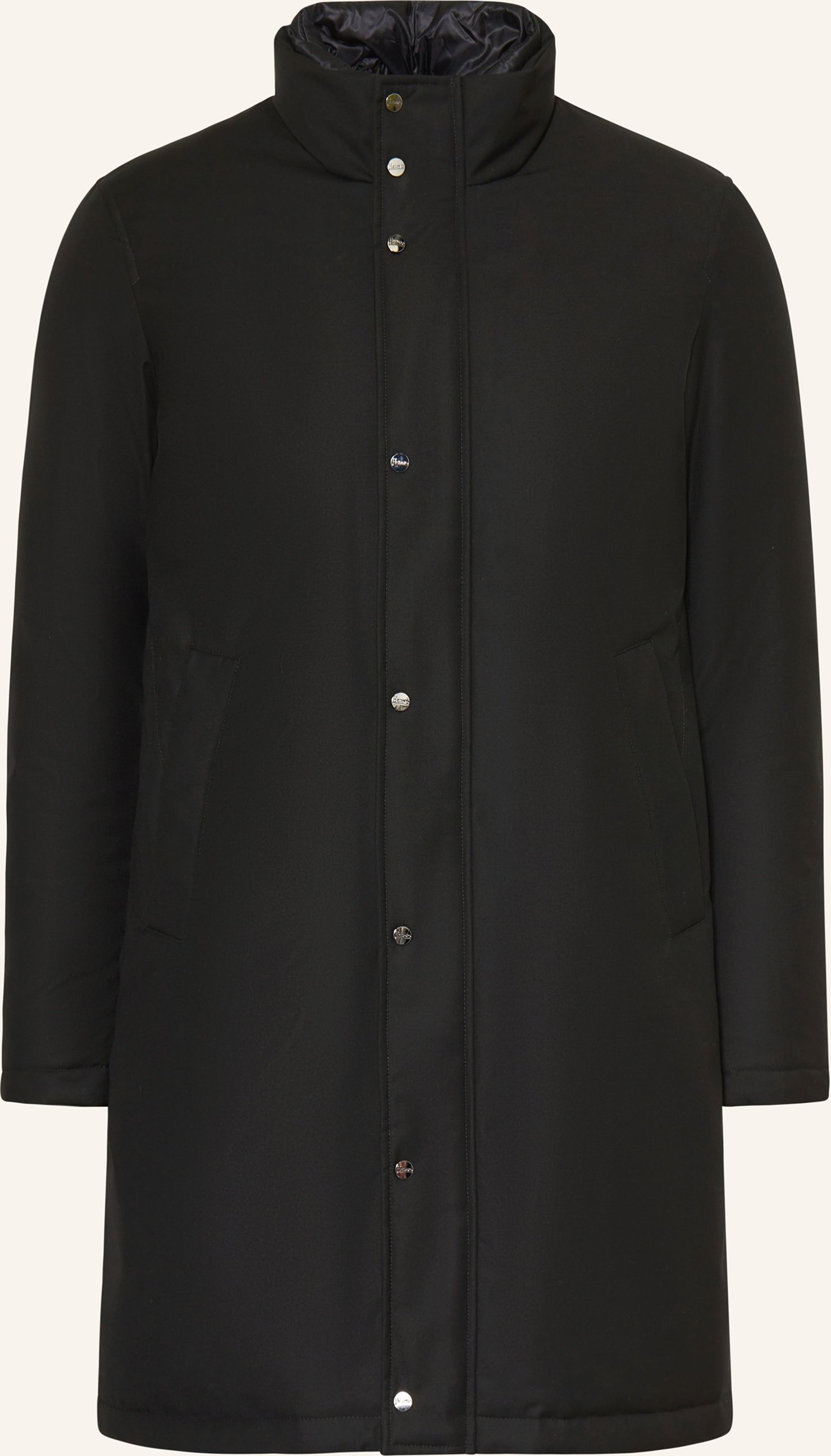 Herno Daunenmantel Mit Herausnehmbarer Blende schwarz