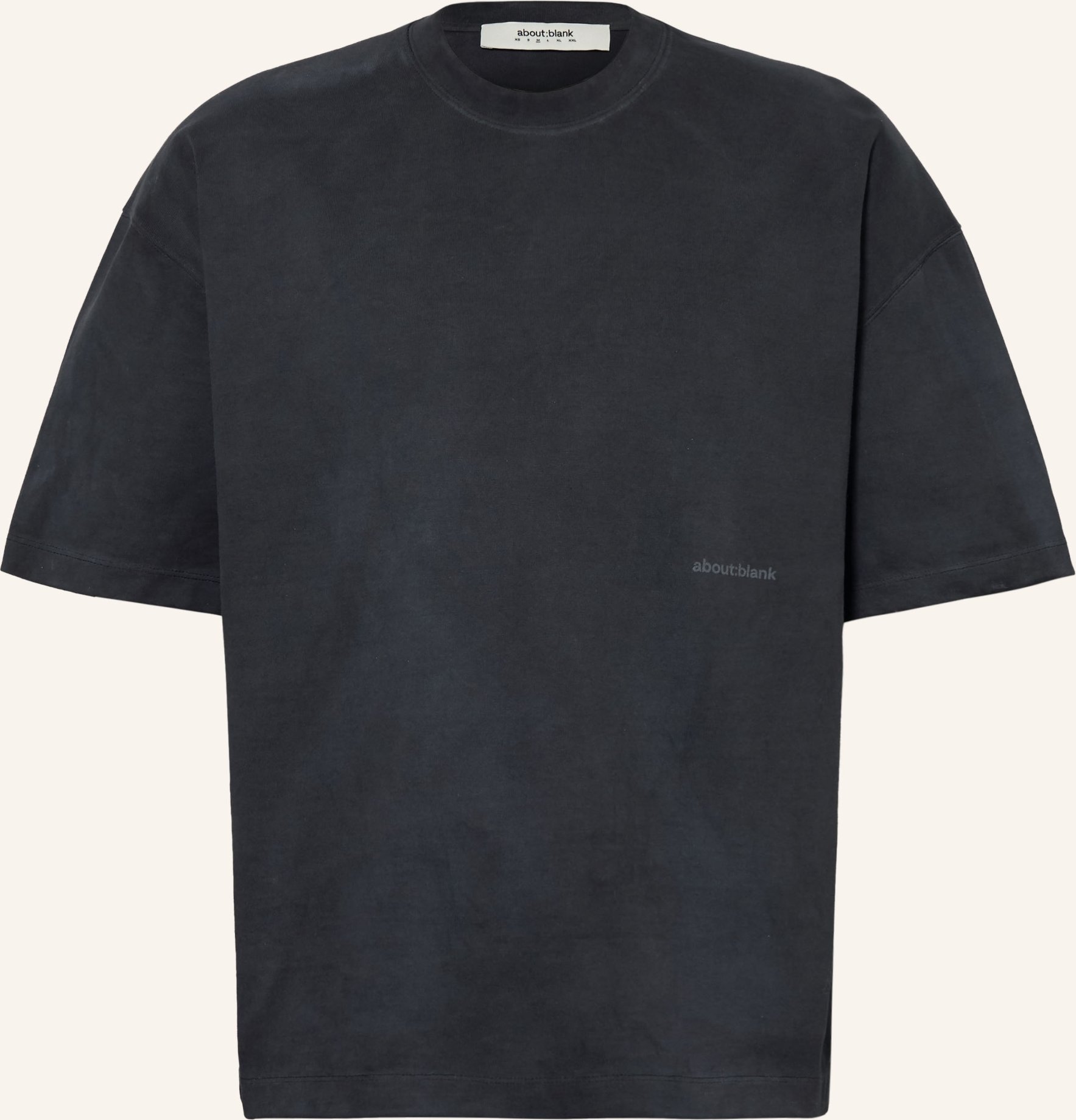 About:Blank T-Shirt schwarz