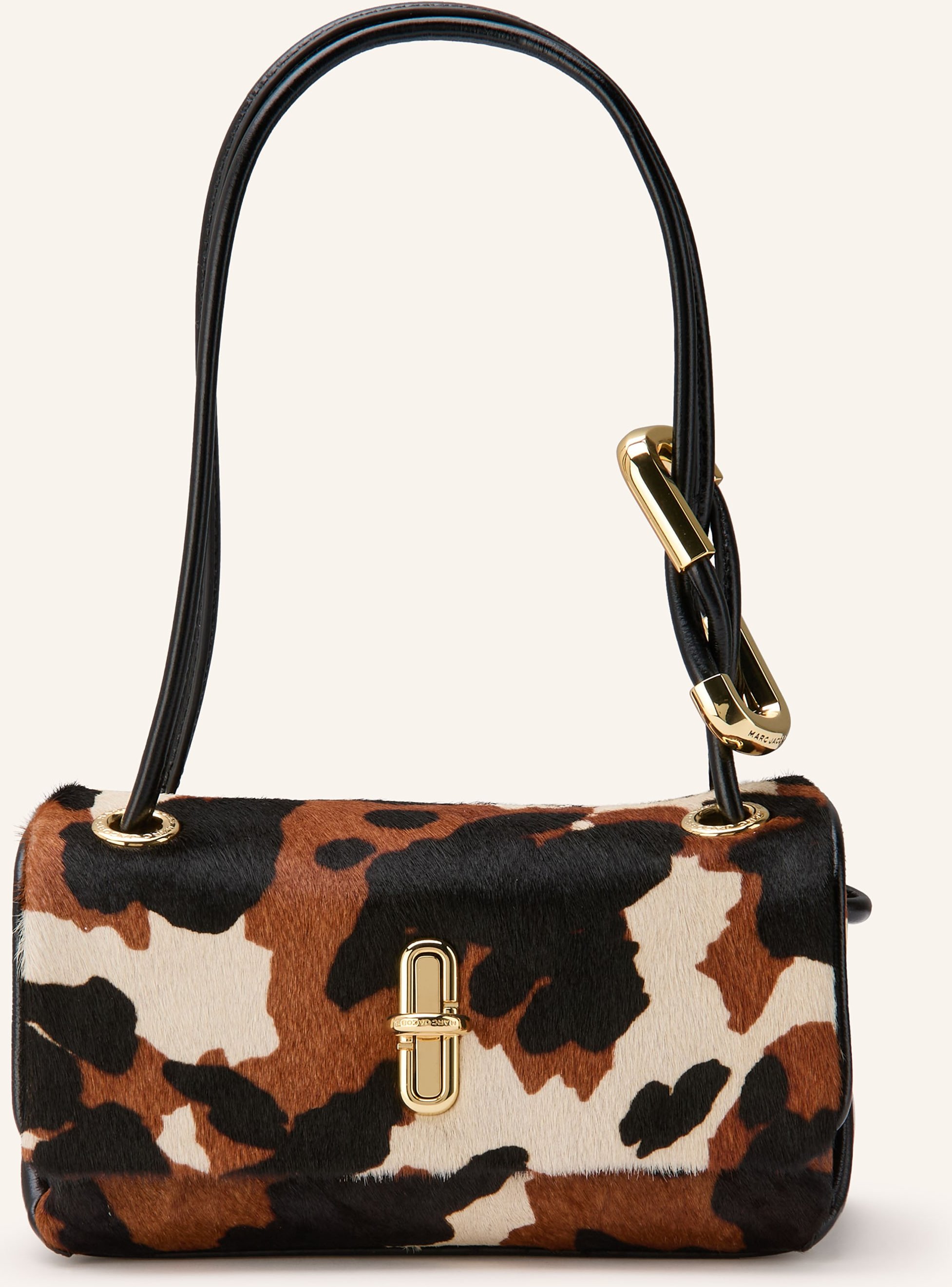 Marc Jacobs Schultertasche The Cow Haircalh Mini Dual braun
