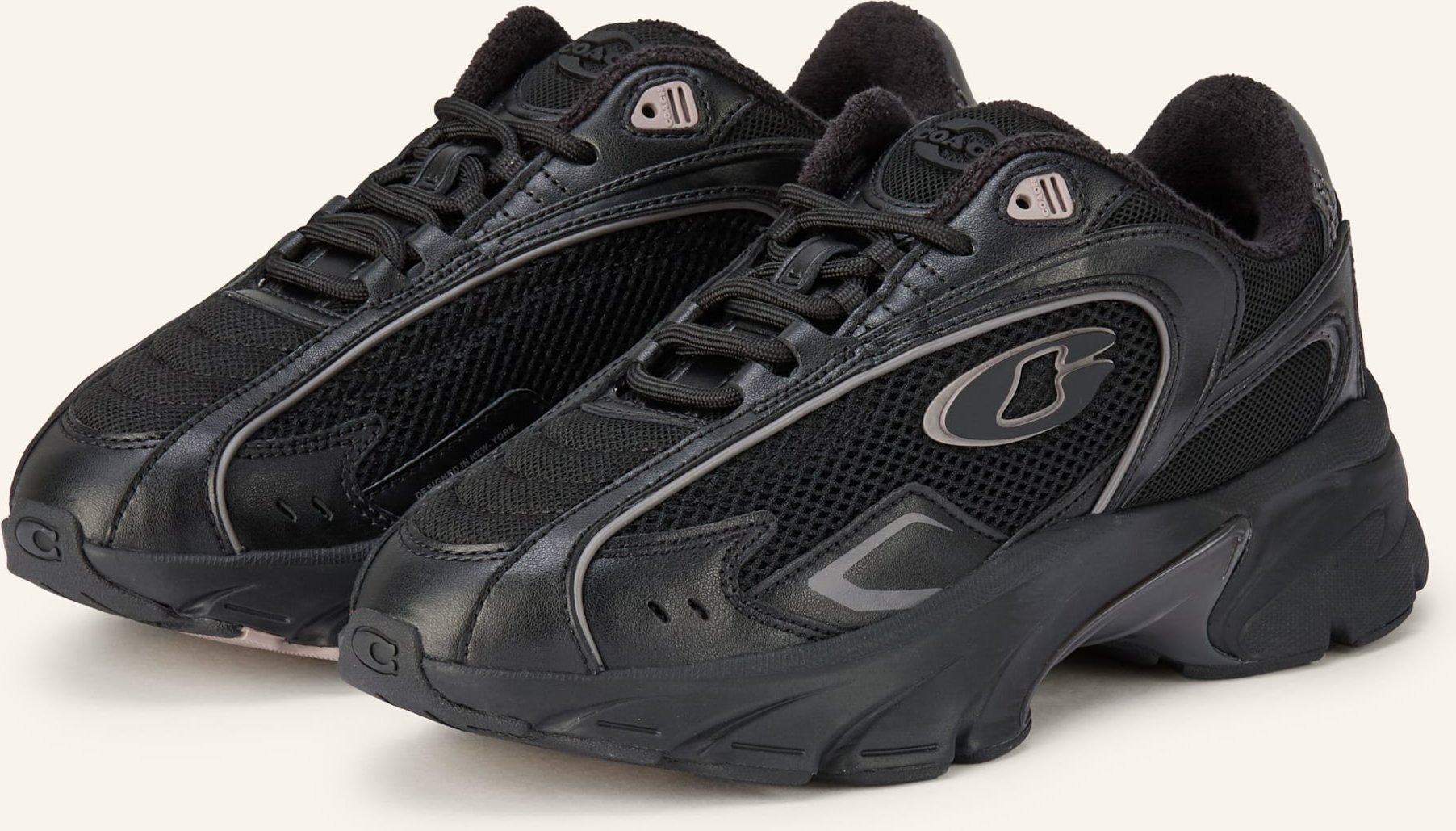 Coach Sneaker Bolt Runner schwarz