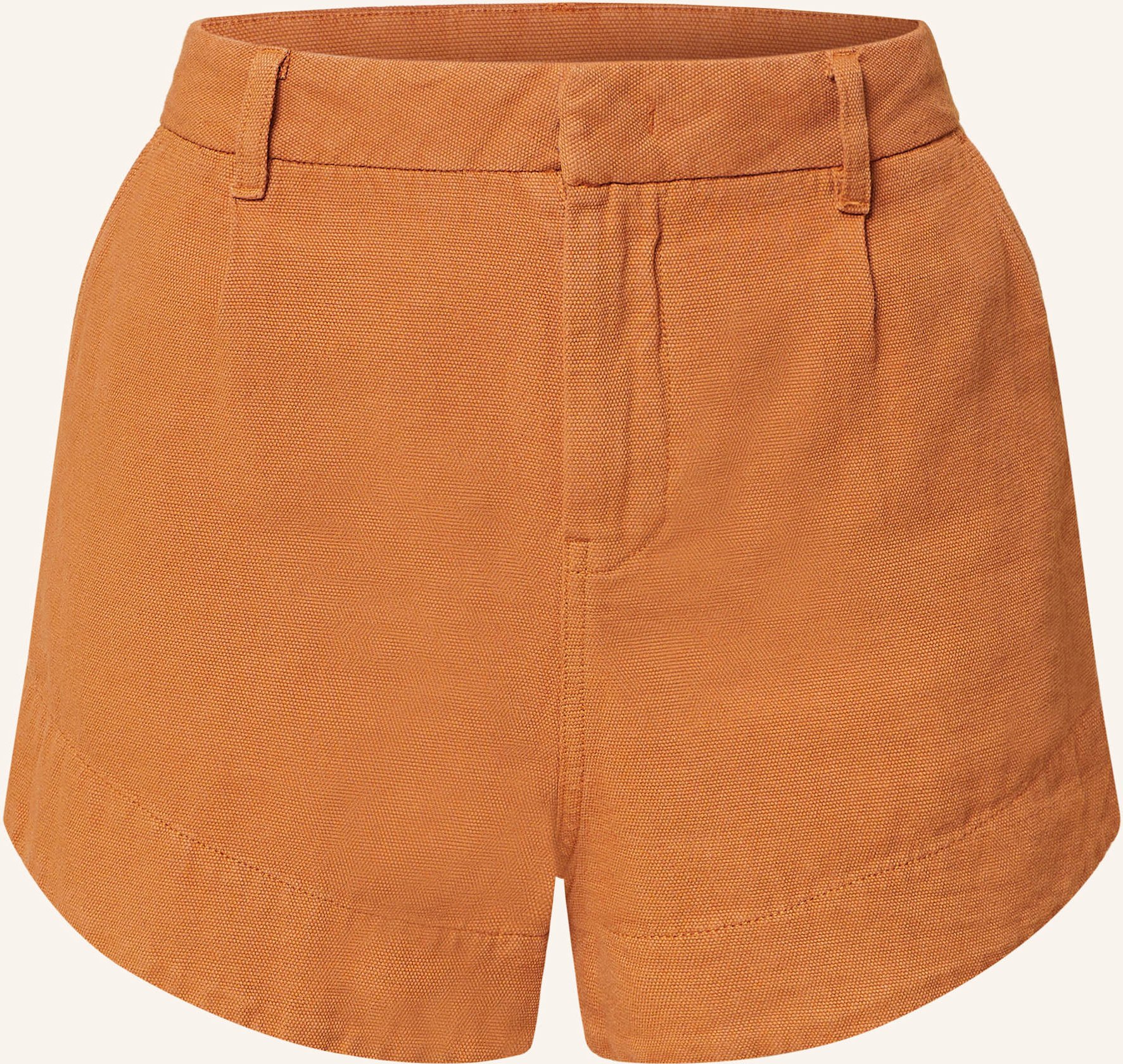 Thumbnail - Ba&Sh Shorts Roma Mit Leinen braun