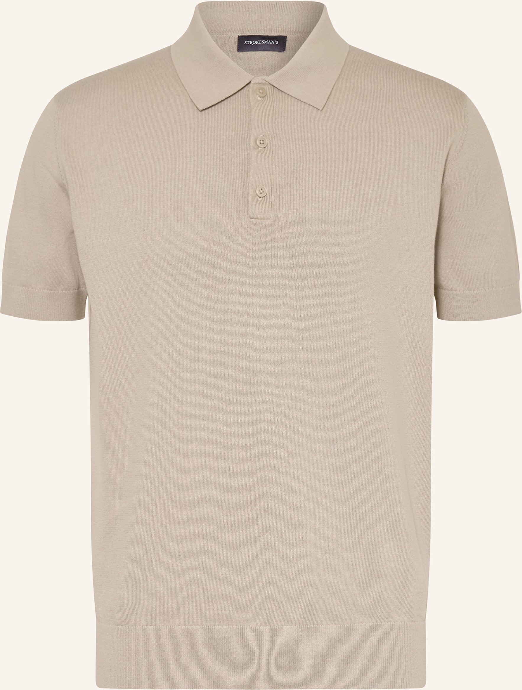 Strokesman's Strick-Poloshirt gruen