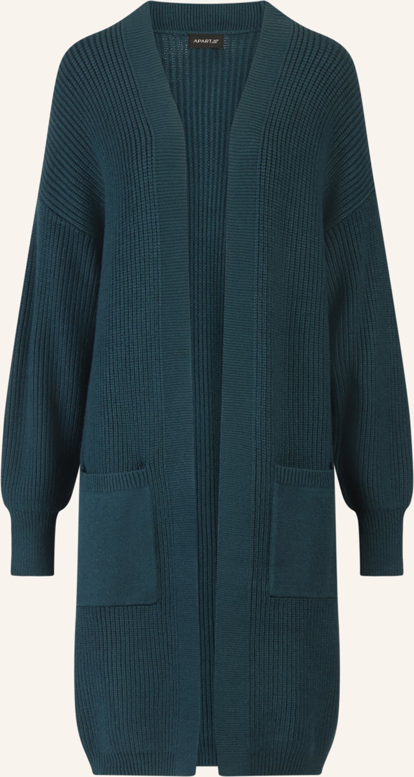 Apart Lange Strickjacke gruen