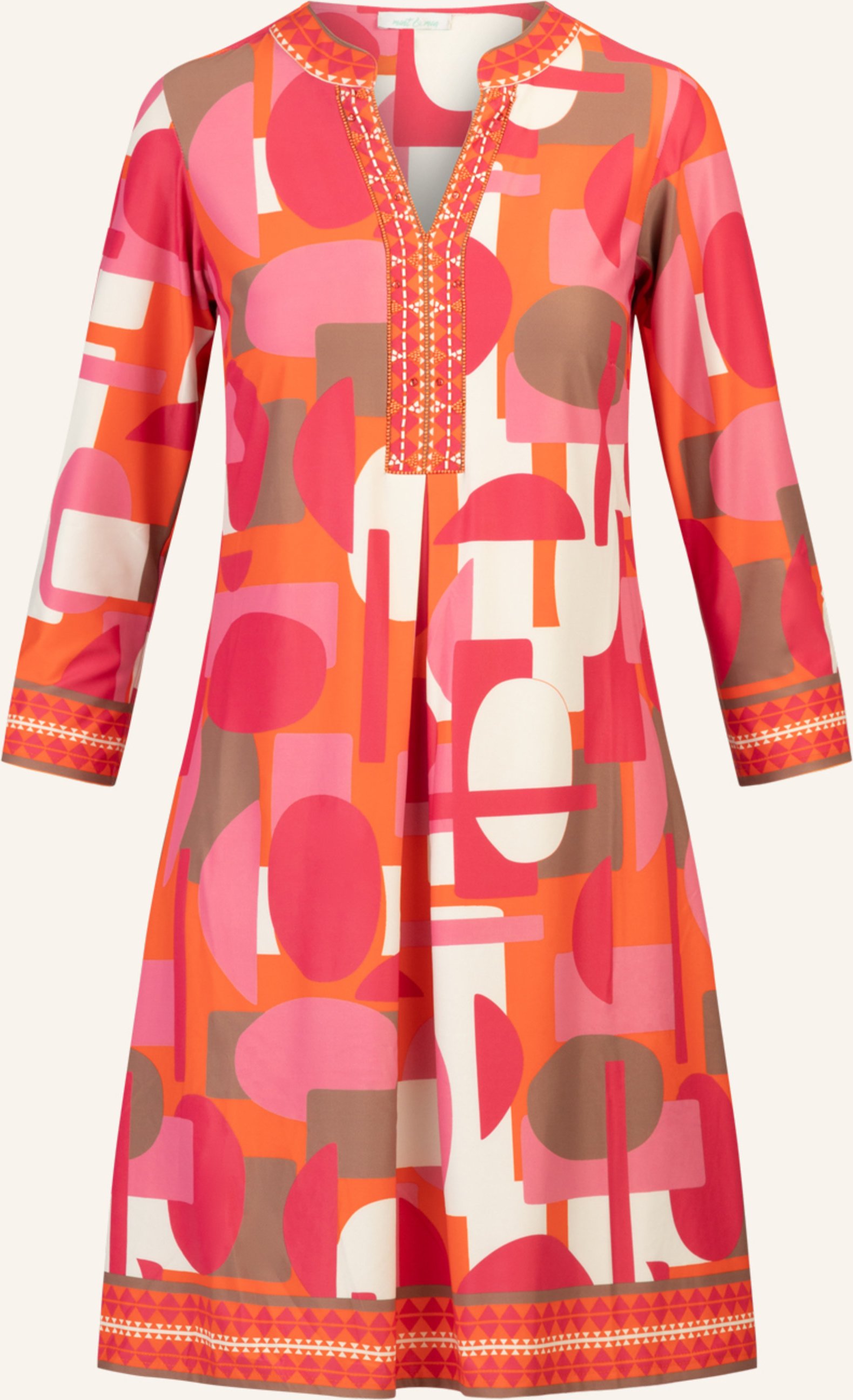 Mint & Mia Kurzes Kofferkleid pink