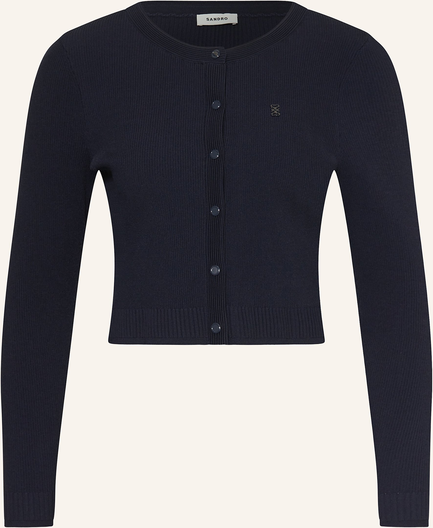 Sandro Jerseyjacke blau