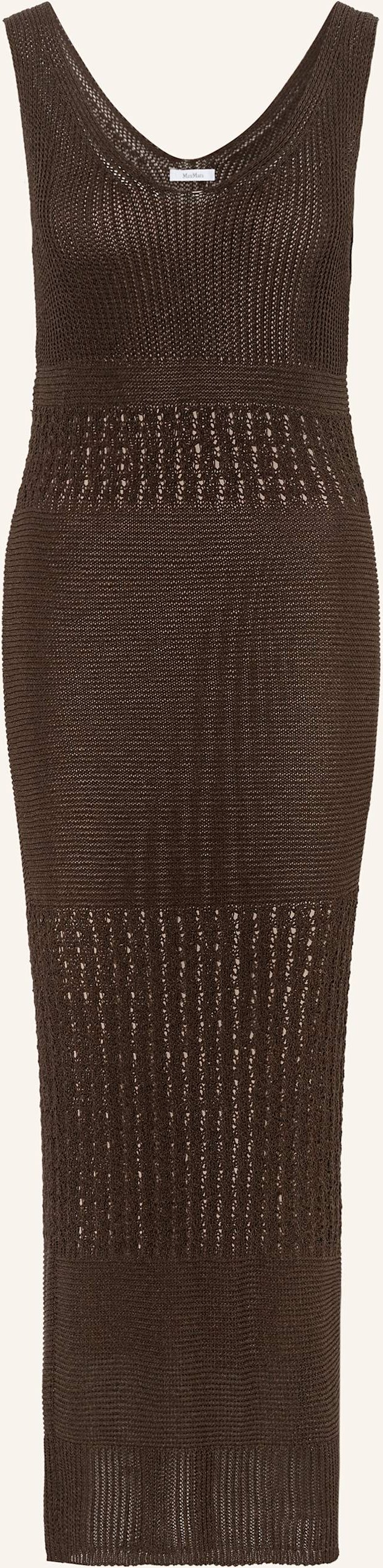 Max Mara Strickkleid Valois braun