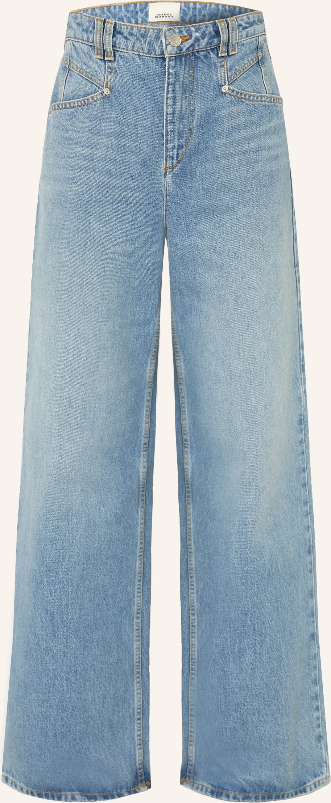 Isabel Marant Wide Leg Jeans Lemony blau