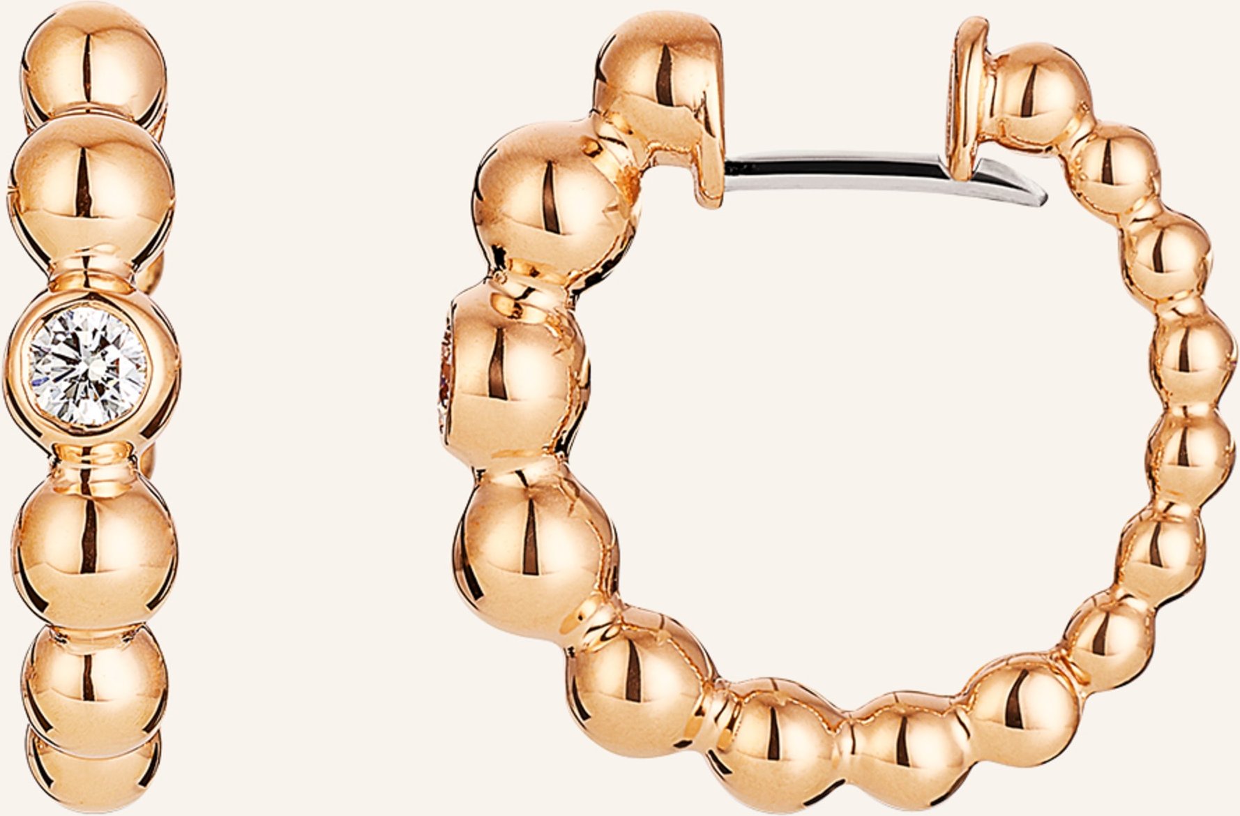 Wempe By Kim Creole Blu rosegold