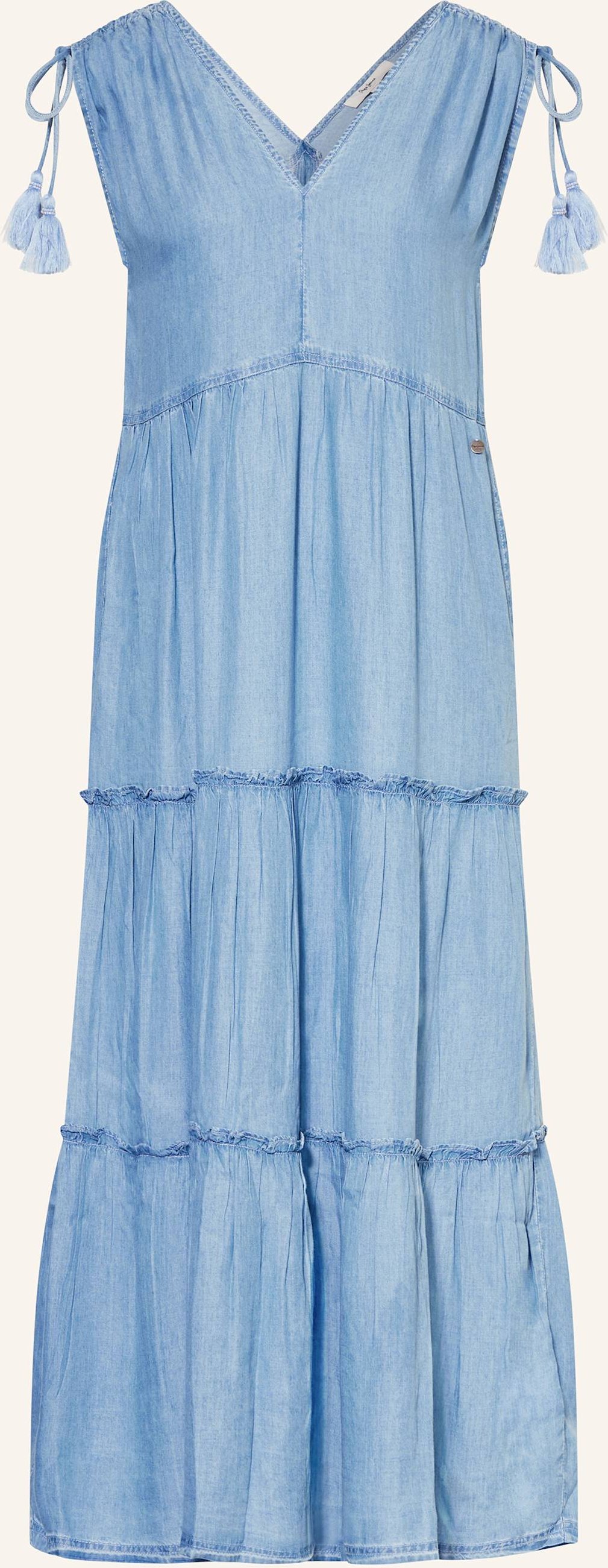 Pepe Jeans Kleid Effie In Jeansoptik blau