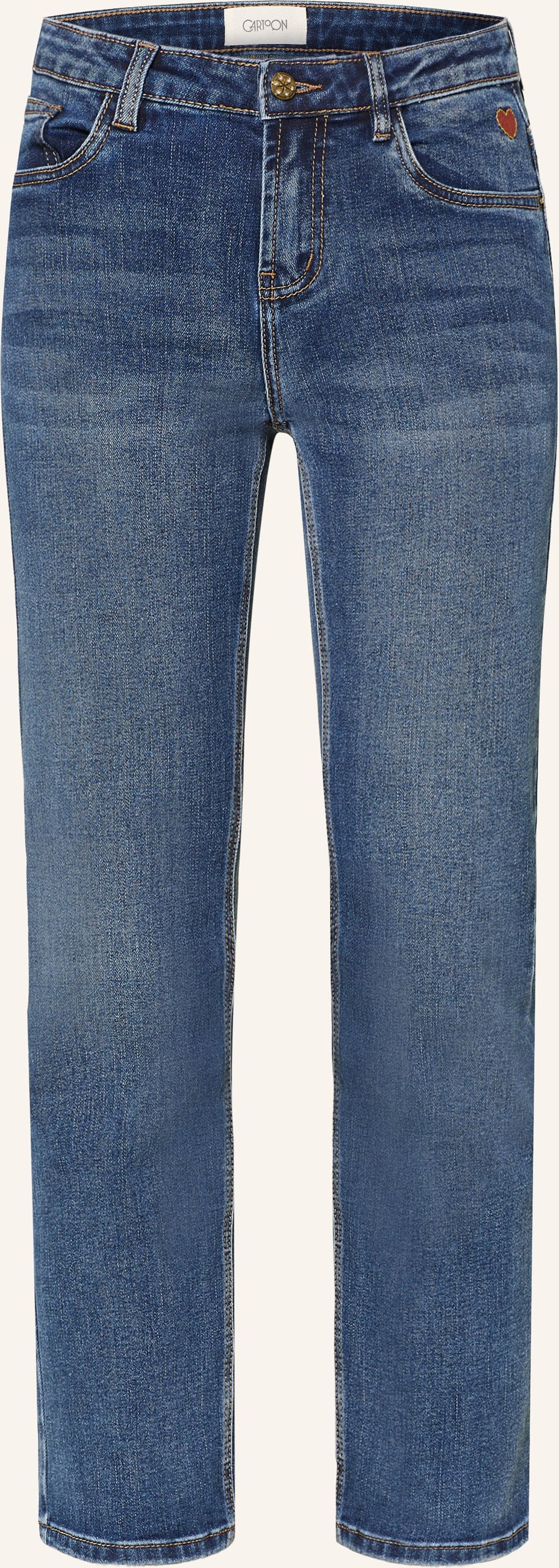 Cartoon Straight Jeans blau