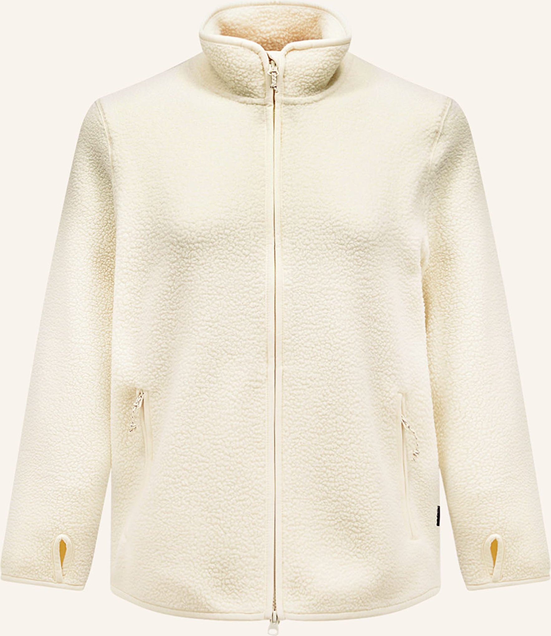 Thumbnail - Peak Performance Fleecejacke Pile Zip weiss