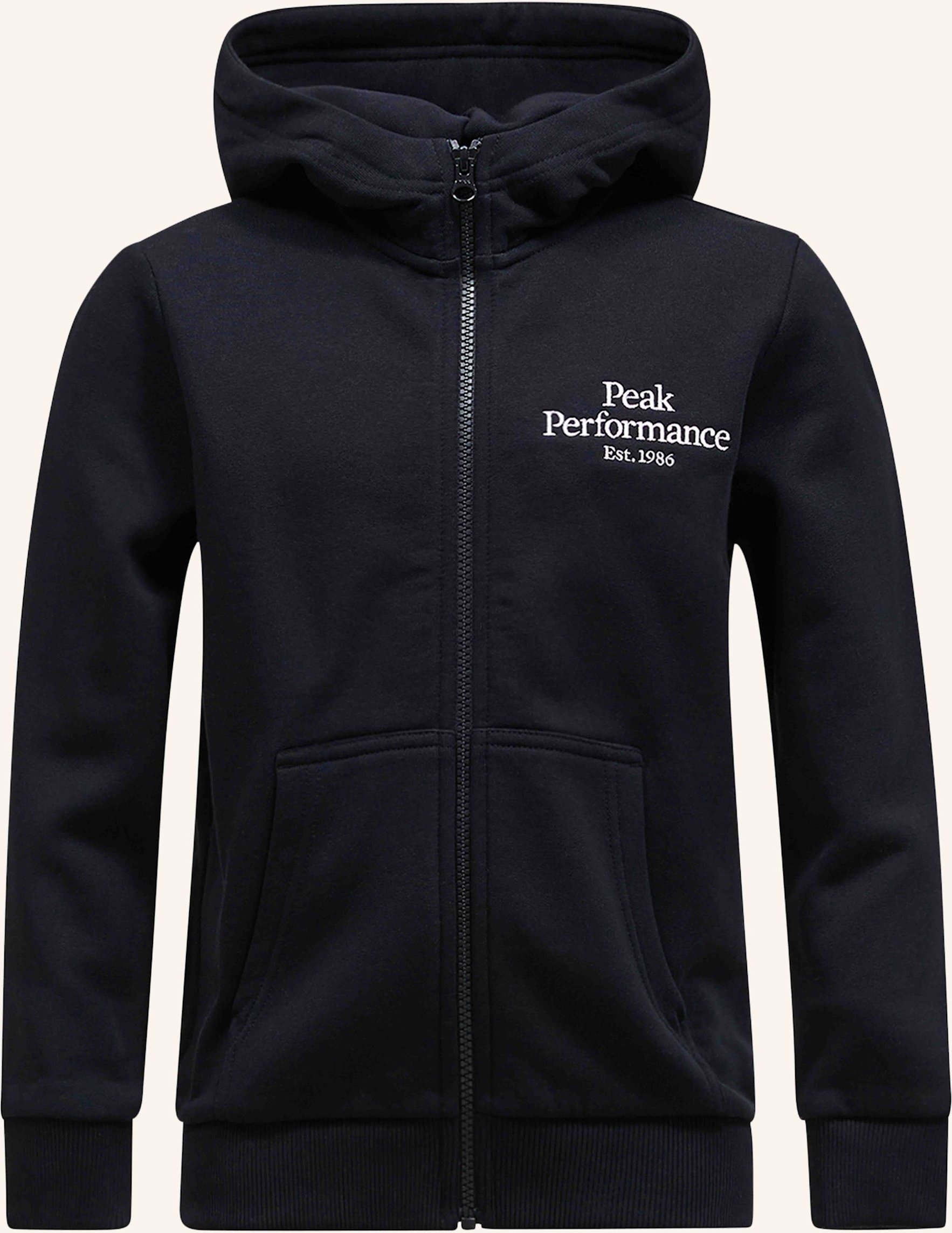 Peak Performance Kapuzensweatshirtjacke schwarz