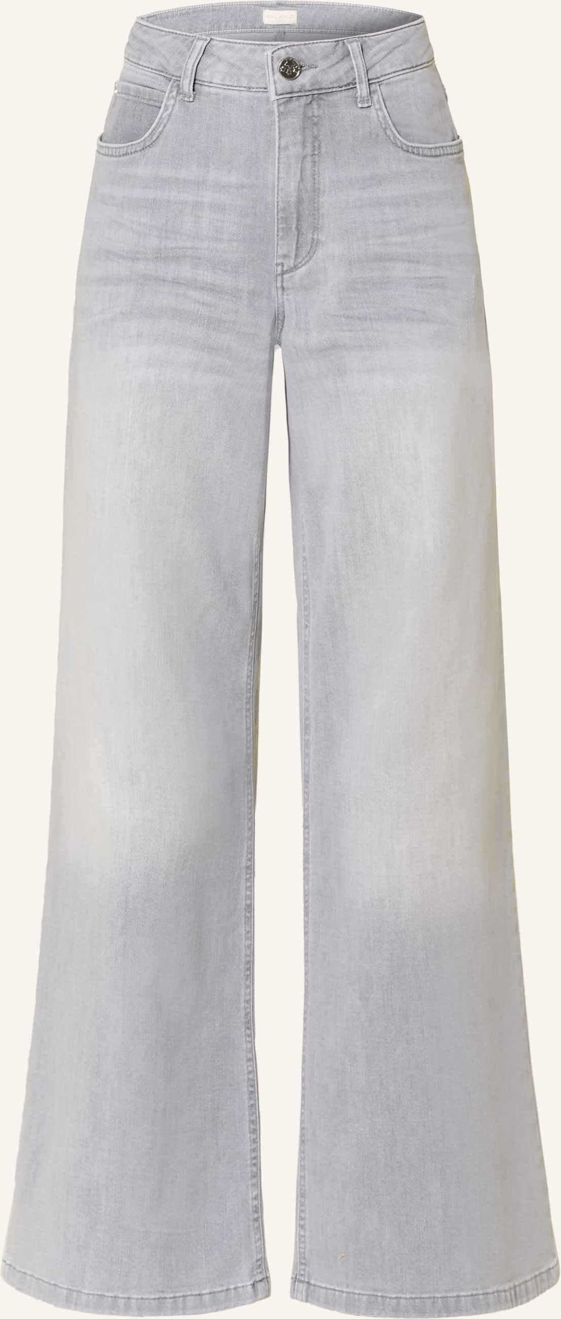 Milano Italy Wide Leg Jeans grau
