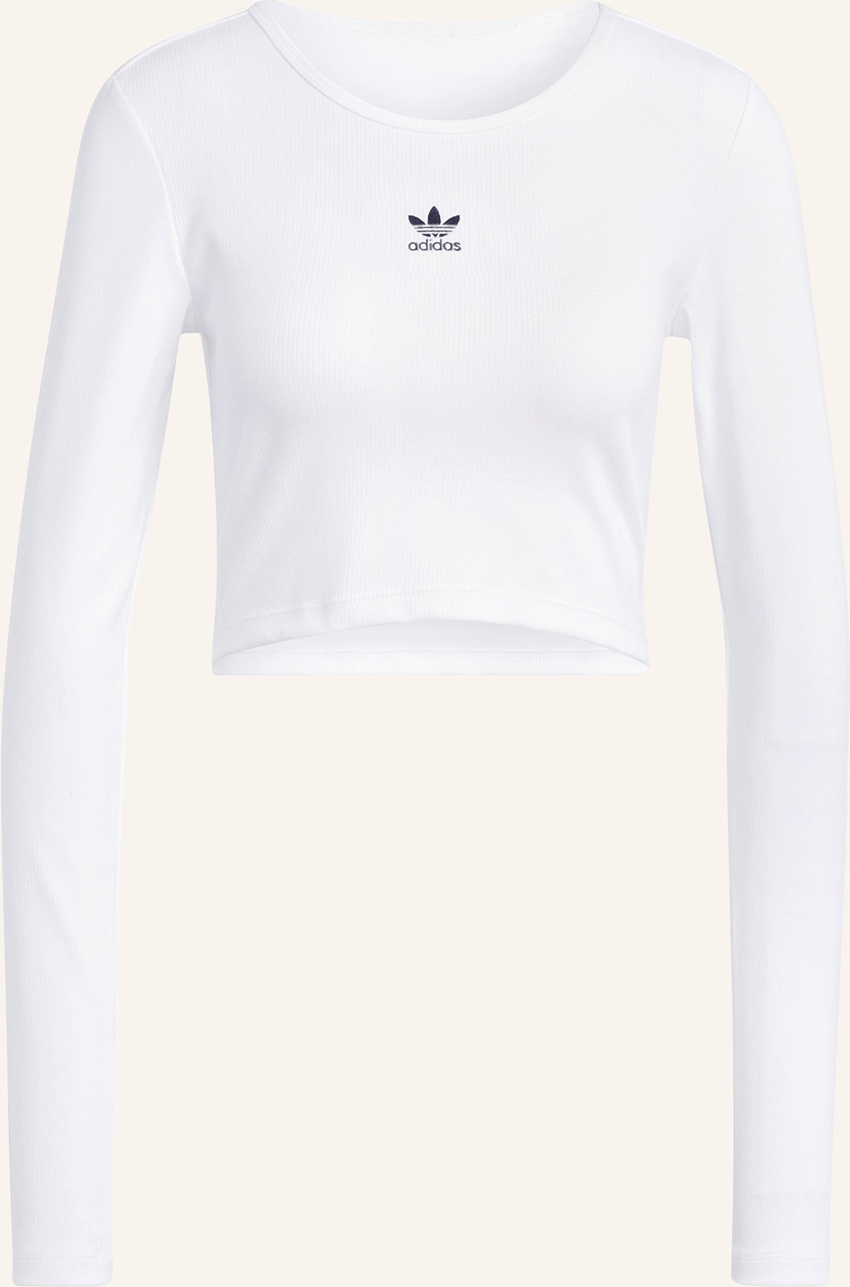 Adidas Originals Cropped-Shirt weiss