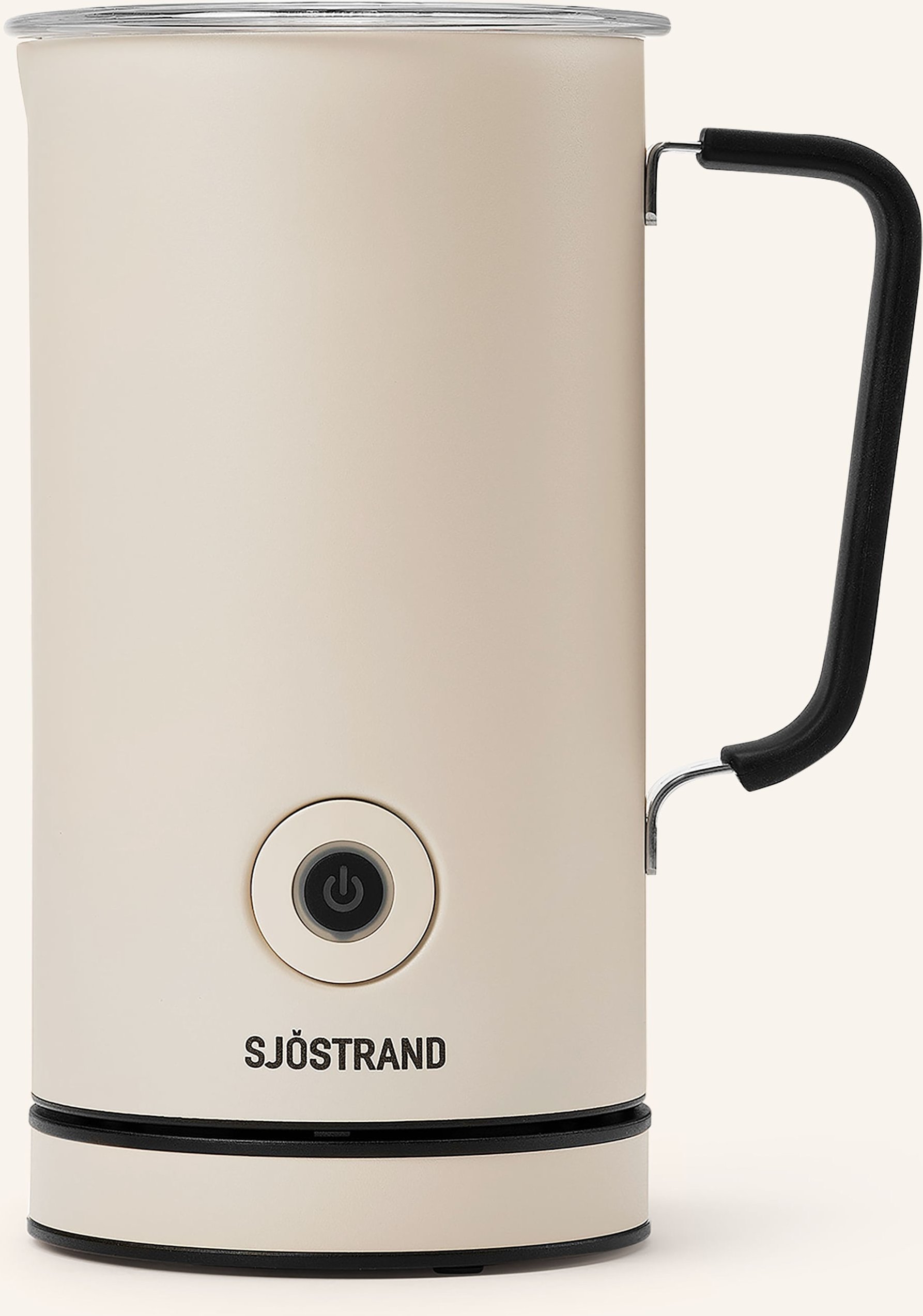 Sjöstrand Elektrischer Milchaufschäumer beige