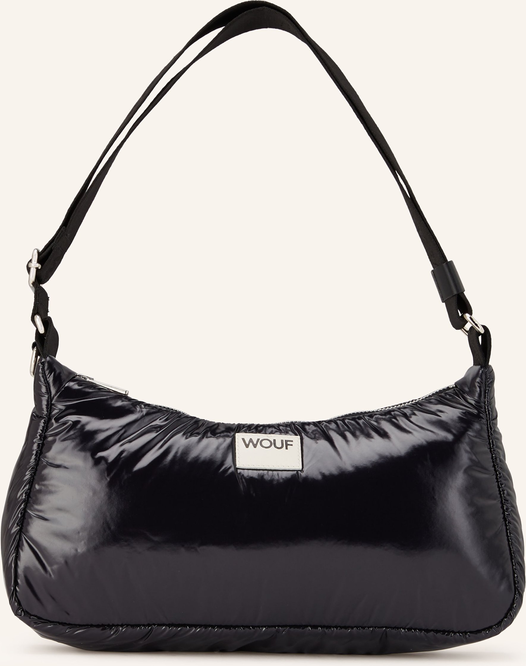Wouf Schultertasche Nuit schwarz