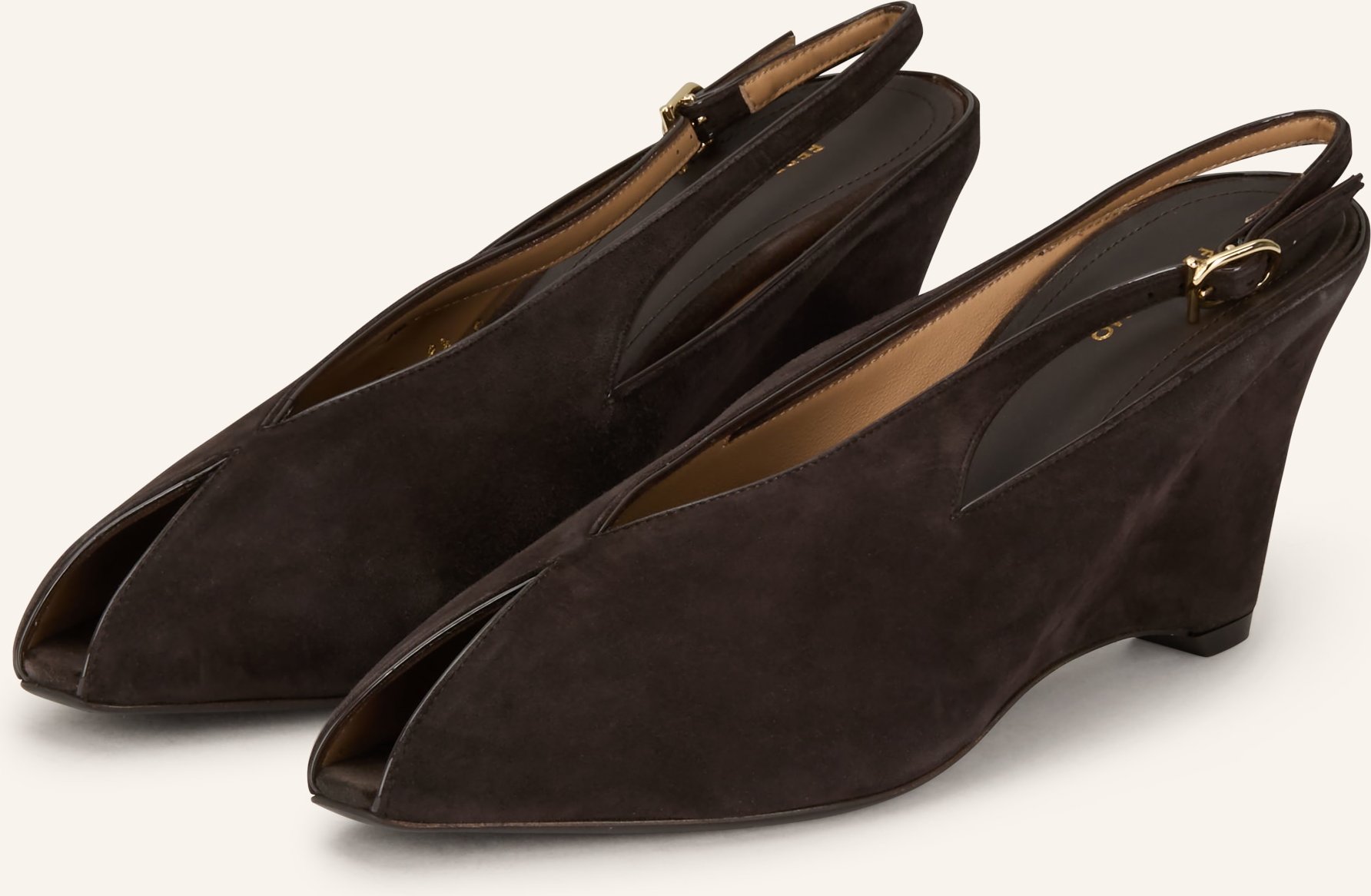 Ferragamo Wedges braun