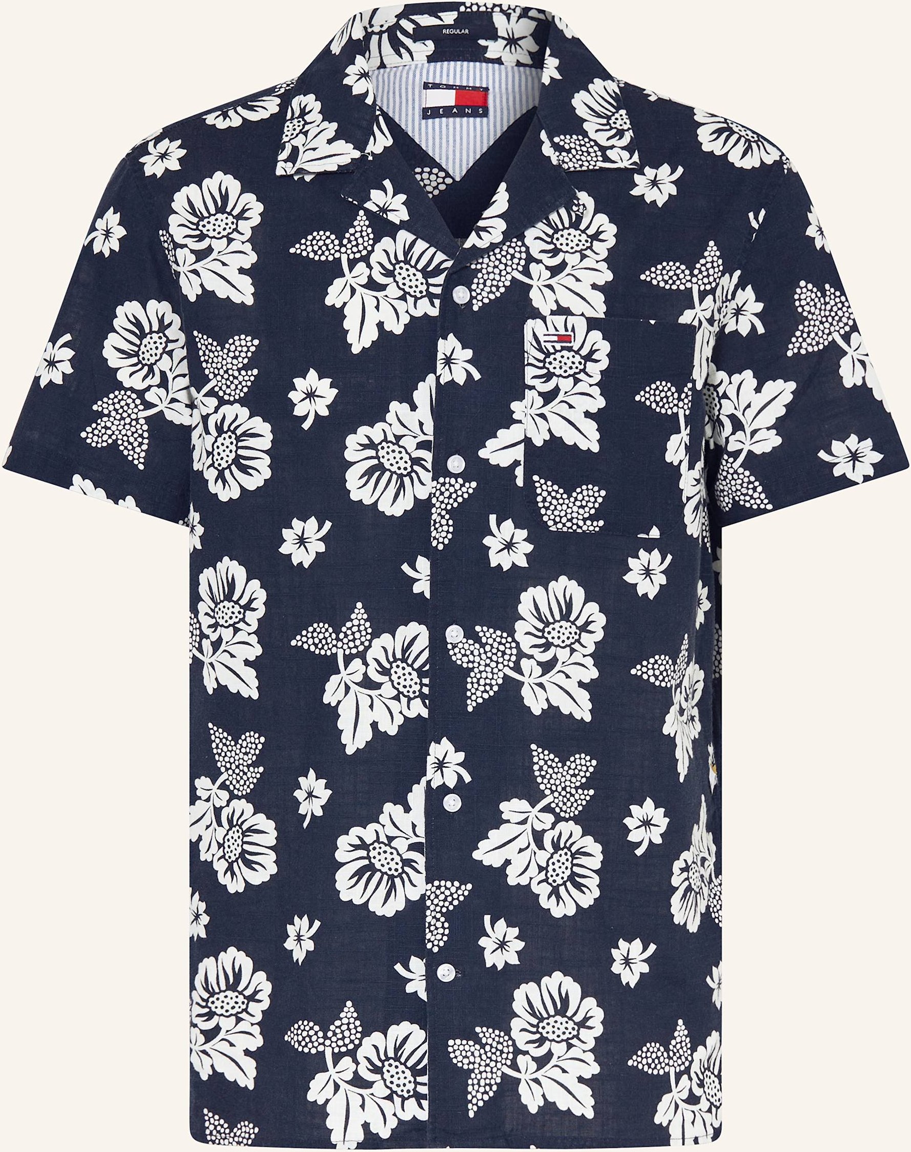 Tommy Jeans Resorthemd Comfort Fit blau