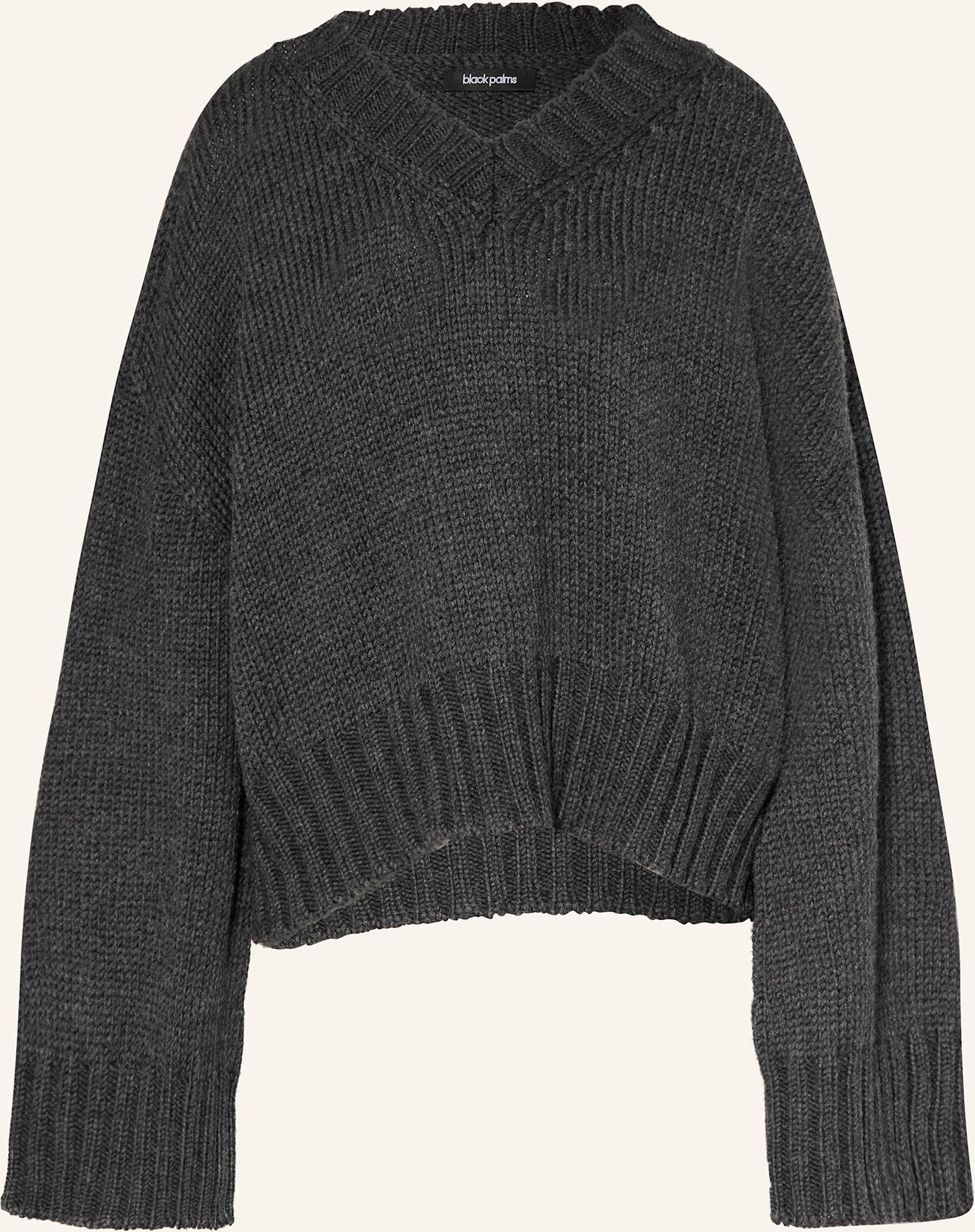 Thumbnail - Black Palms Pullover Vee grau
